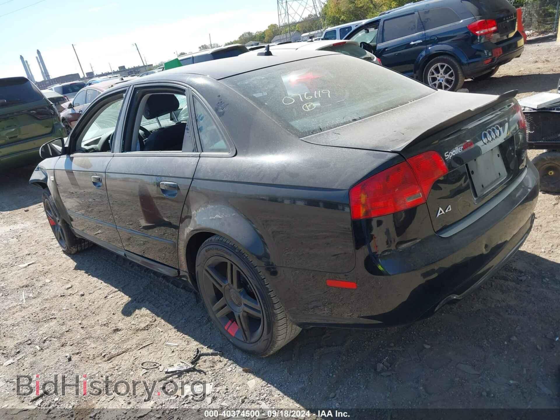 2008 AUDI A4 - VIN: WAUDF78E28A076119 - Фото 3