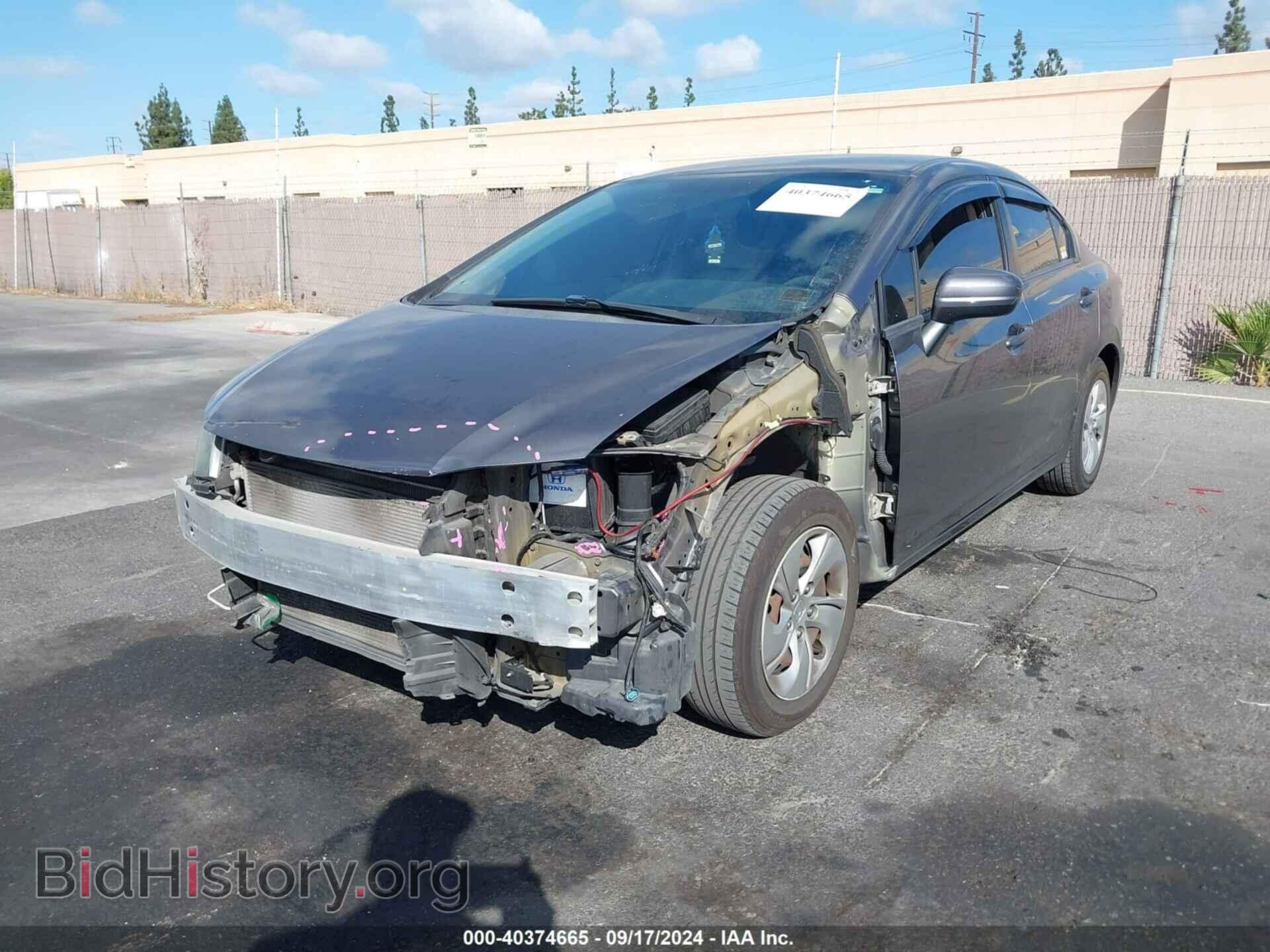 2015 HONDA CIVIC - VIN: 2HGFB2F50FH556852 - Фото 2