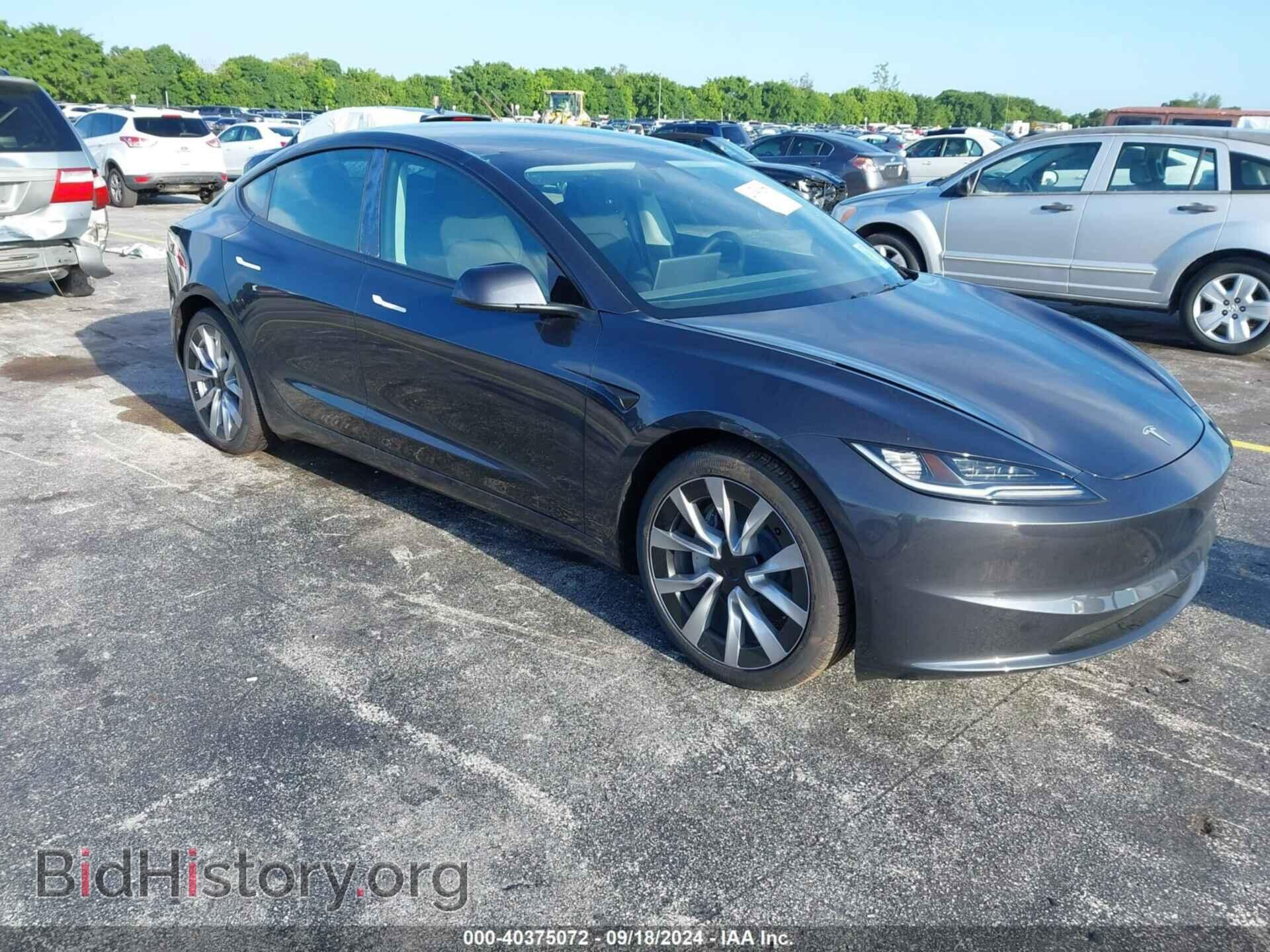 Photo 5YJ3E1EA1RF752407 - TESLA MODEL 3 2024