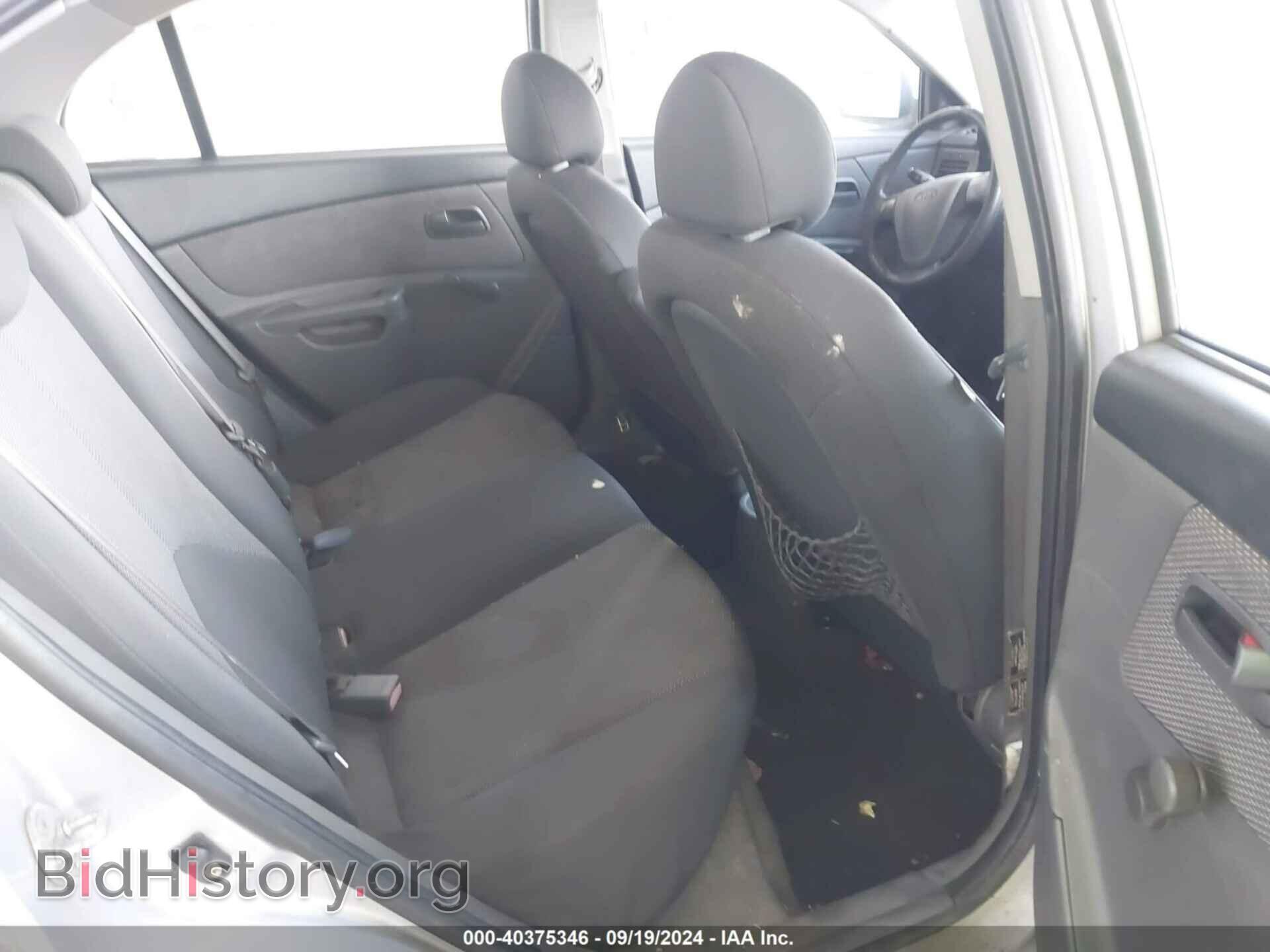2009 KIA RIO - VIN: KNADE223996485509 - Фото 8