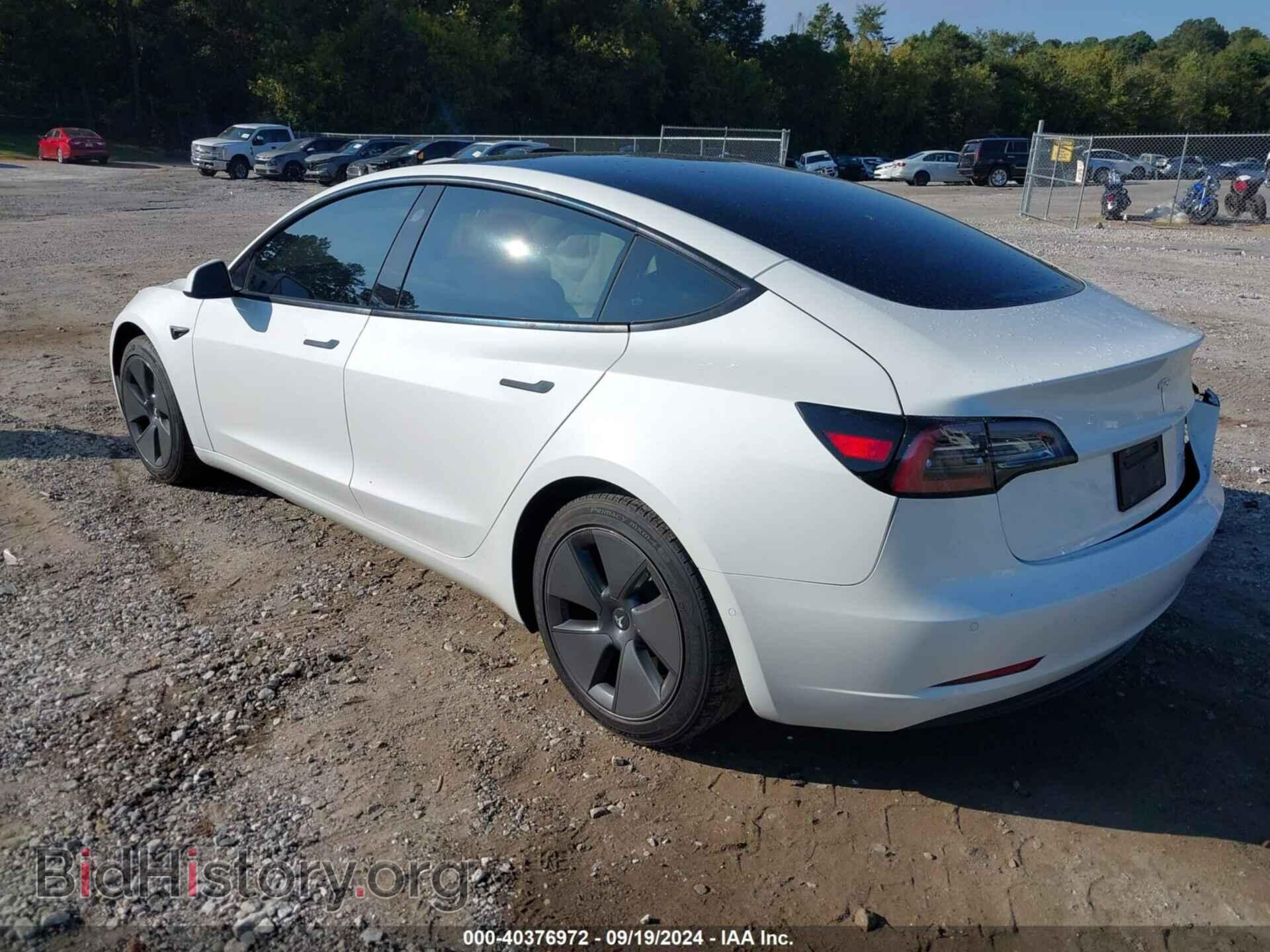 2022 TESLA MODEL 3 - VIN: 5YJ3E1EB0NF193421 - Фото 3