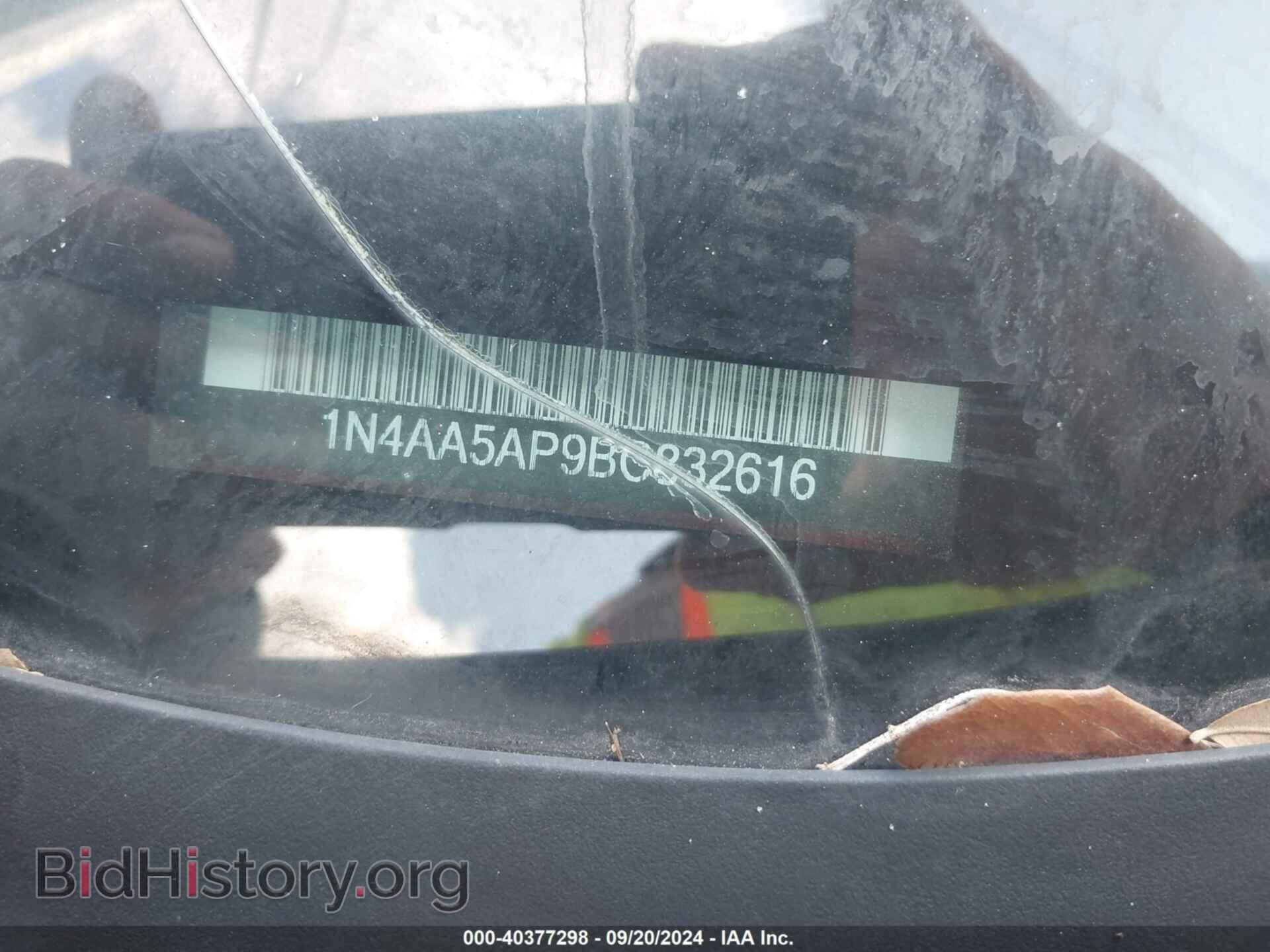 2011 NISSAN MAXIMA - VIN: 1N4AA5AP9BC832616 - Фото 9