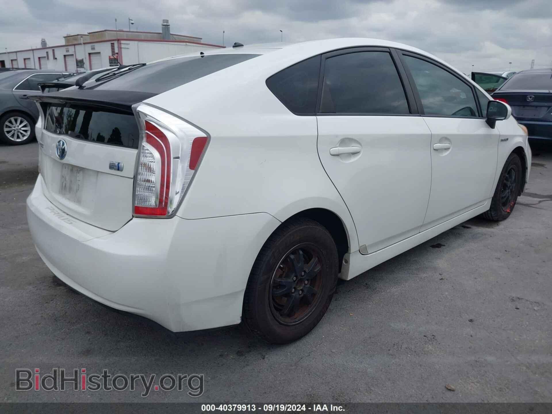 2013 TOYOTA PRIUS - VIN: JTDKN3DU4D5609366 - Фото 4