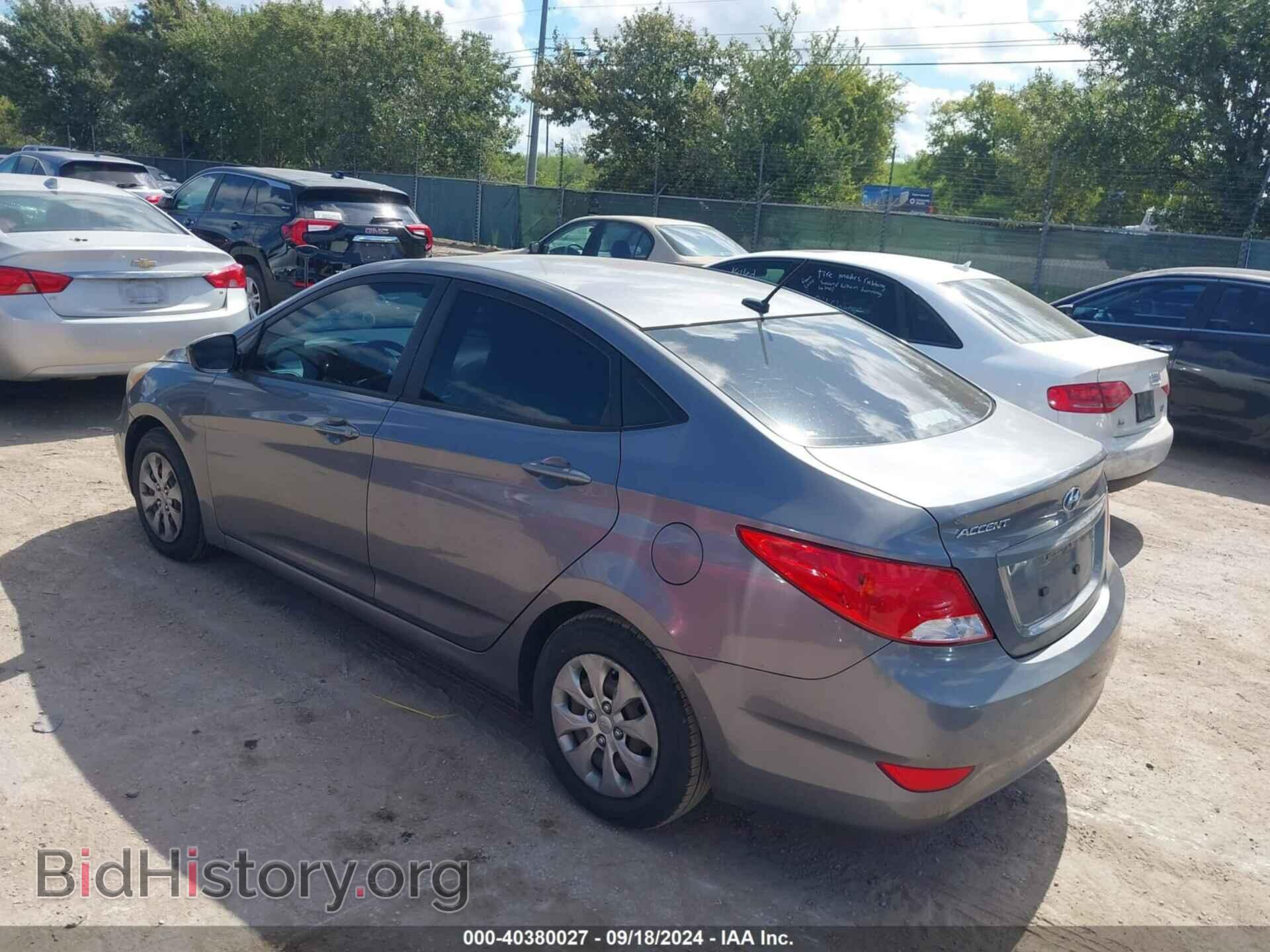 2016 HYUNDAI ACCENT - VIN: KMHCT4AE4GU984807 - Фото 3