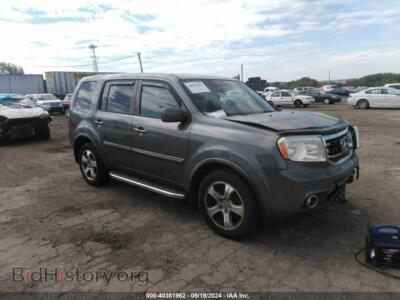 2013 Honda PILOT EX-L, серый — VIN 5FNYF4H51DB009810, IAAI