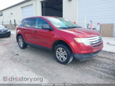2008 Ford EDGE SE, красный — VIN 2FMDK36C78BA63181, IAAI