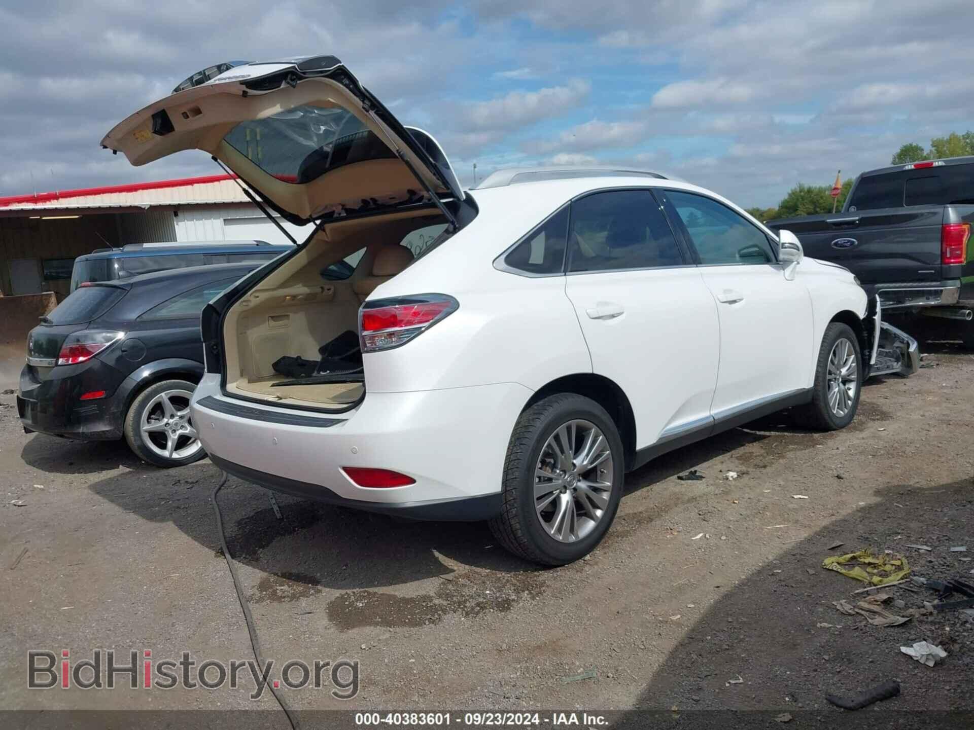 2013 LEXUS RX 350 - VIN: 2T2BK1BA4DC208064 - Фото 4