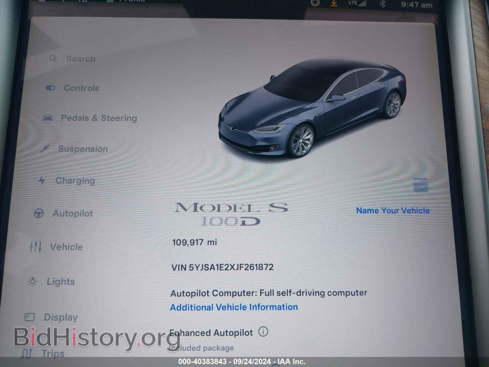 2018 TESLA MODEL S - VIN: 5YJSA1E2XJF261872 - Photo 7