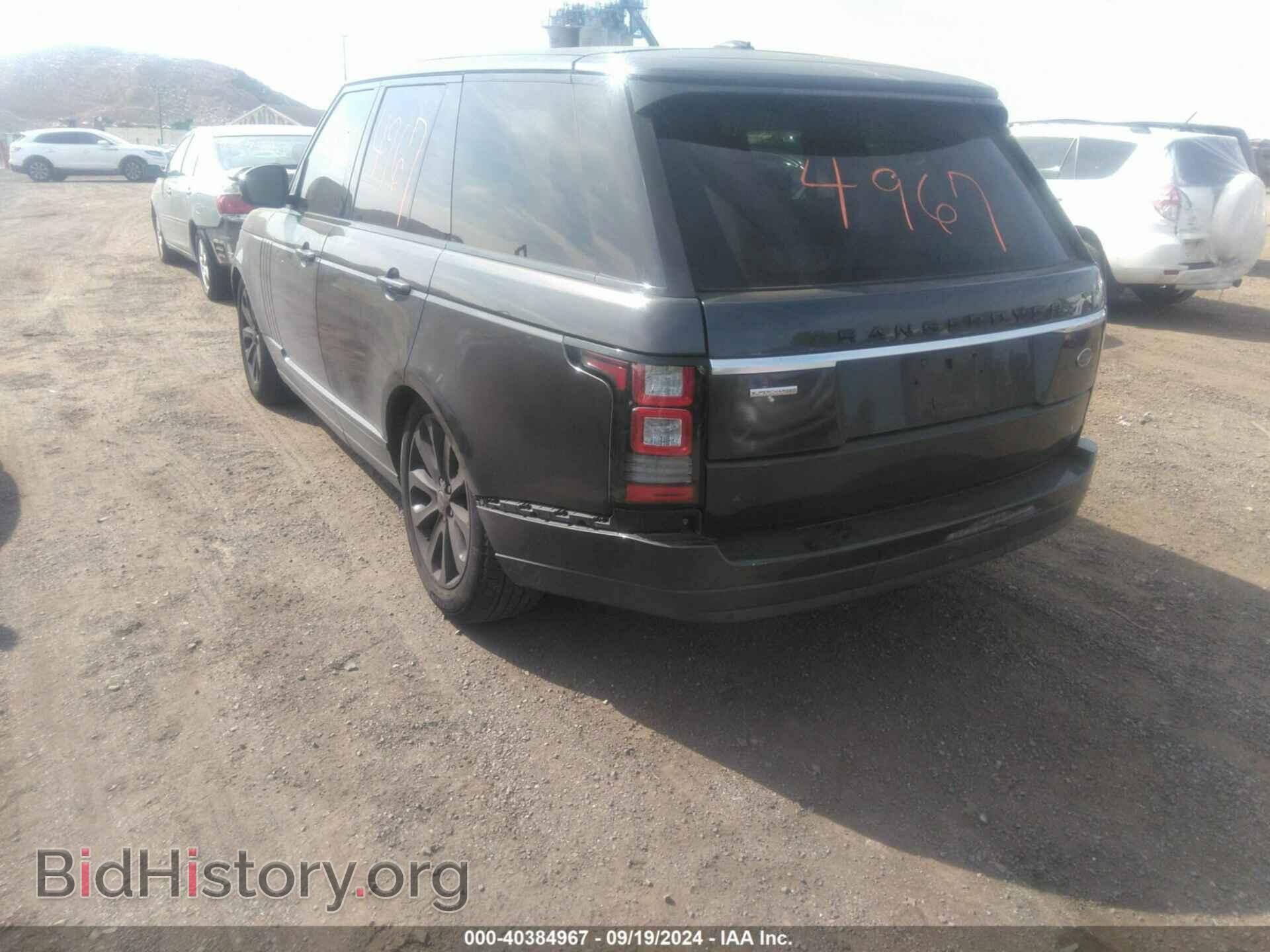 2014 LAND ROVER RANGE ROVER - VIN: SALGS2EF9EA133688 - Фото 3