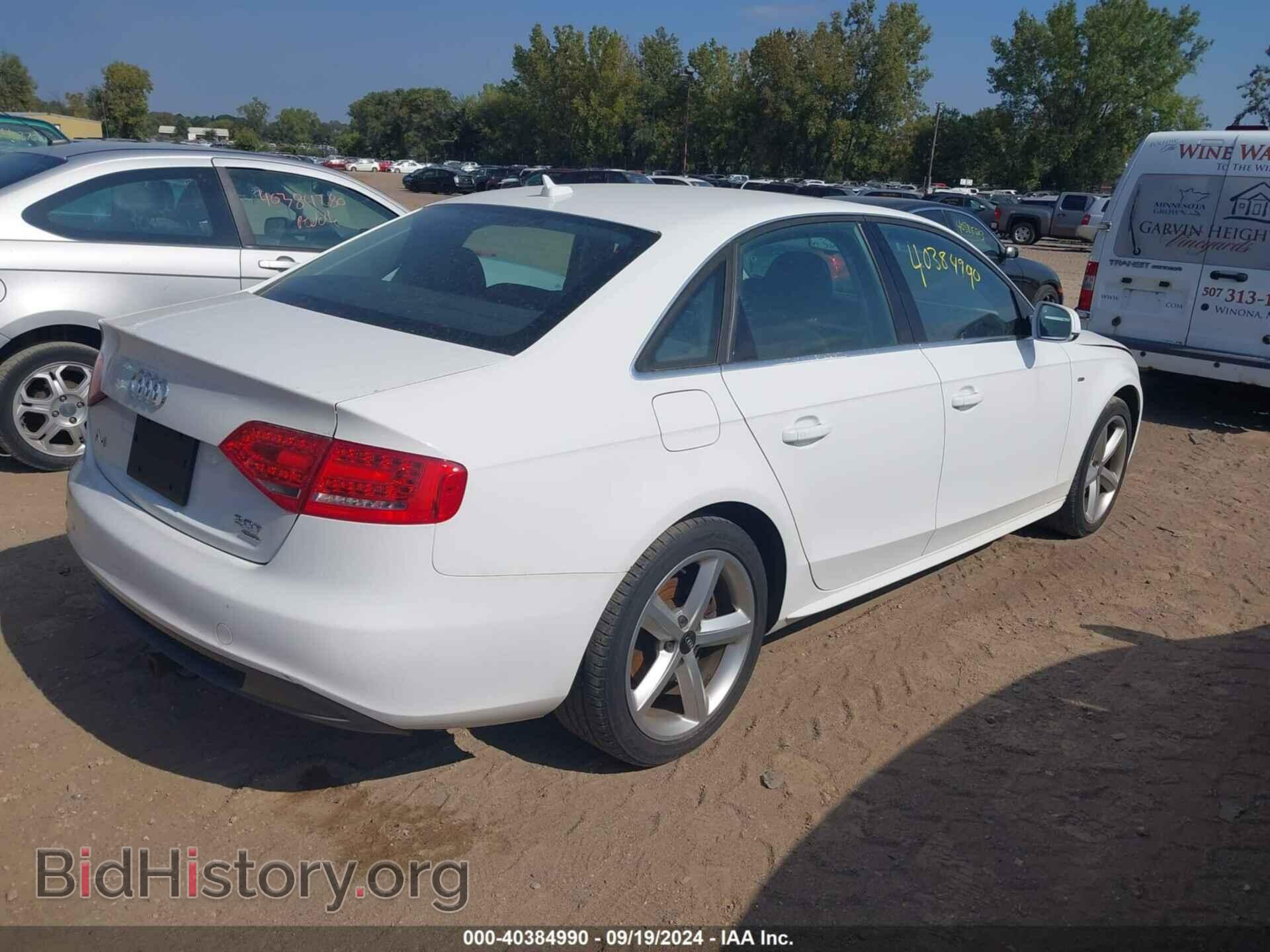 2012 AUDI A4 - VIN: WAUFFAFL5CA043633 - Photo 4