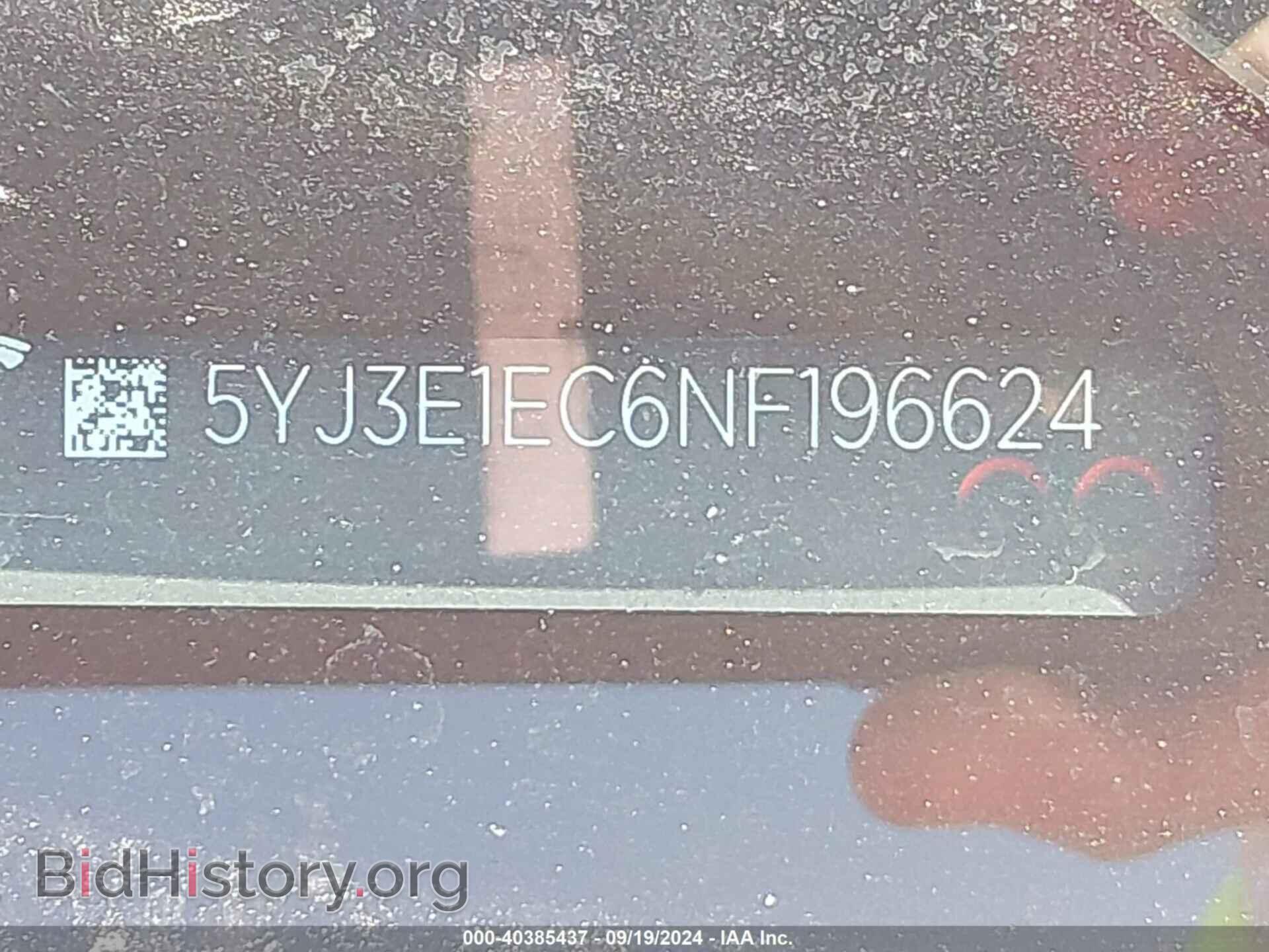 2022 TESLA MODEL 3 - VIN: 5YJ3E1EC6NF196624 - Фото 9