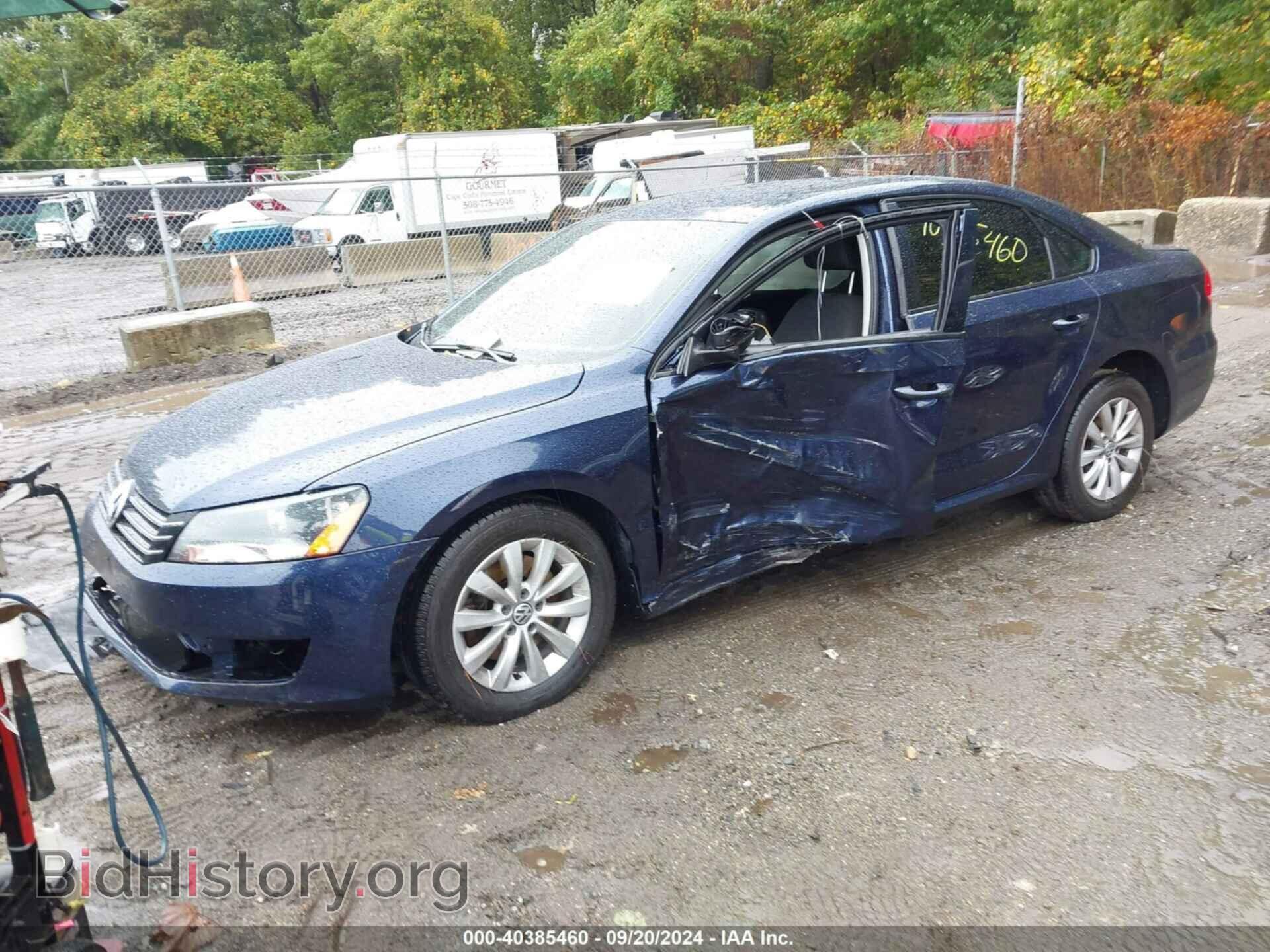 2013 VOLKSWAGEN PASSAT - VIN: 1VWAP7A33DC132284 - Фото 2