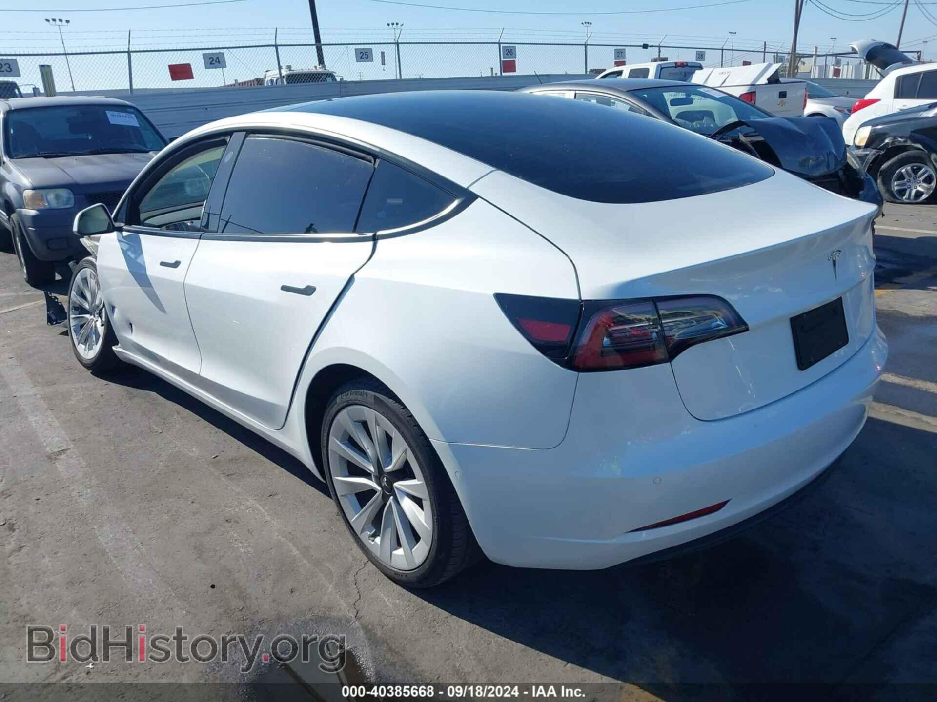 2022 TESLA MODEL 3 - VIN: 5YJ3E1EA3NF357641 - Photo 3