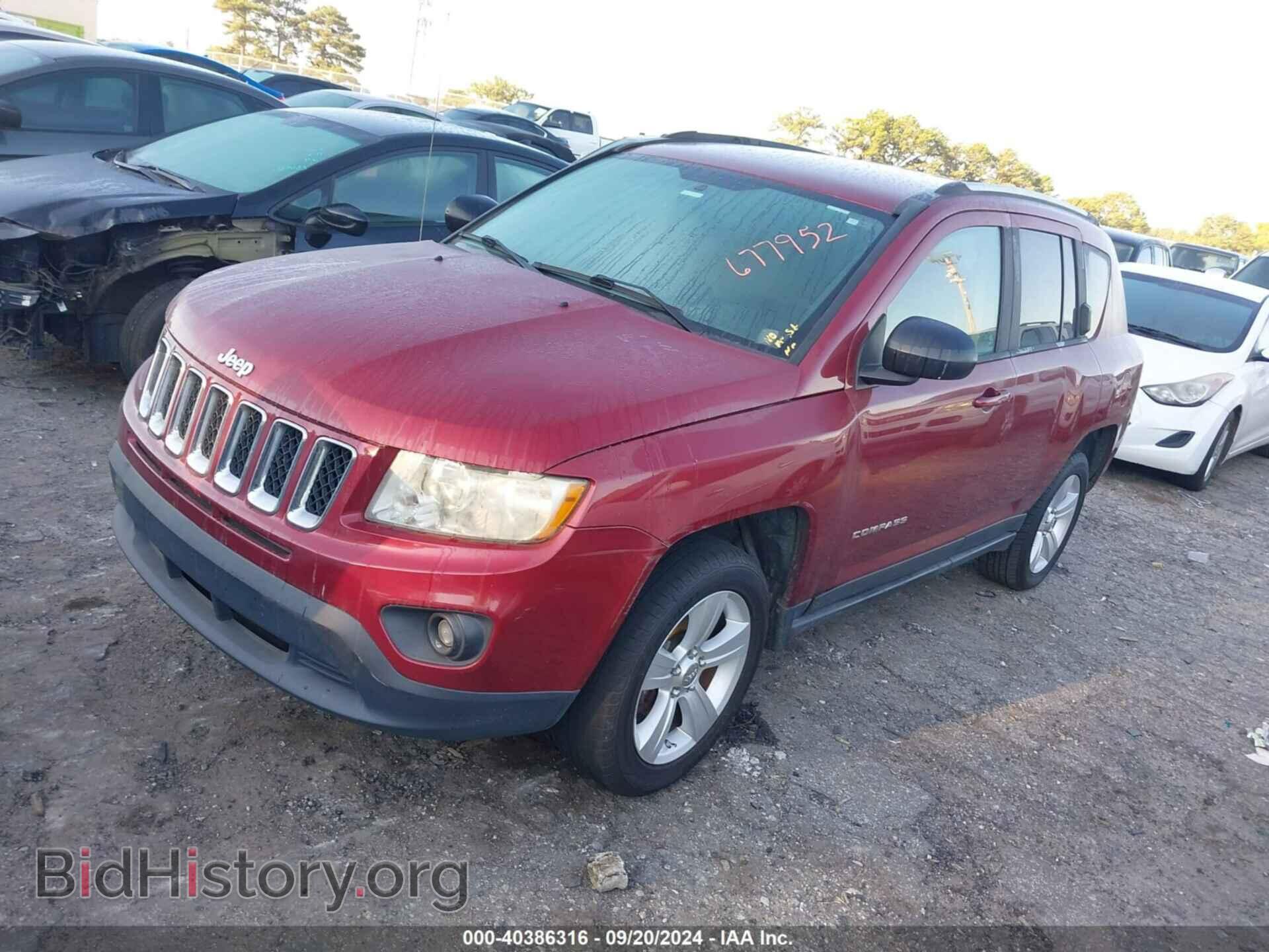 2012 JEEP COMPASS - VIN: 1C4NJCBA8CD677952 - Фото 2