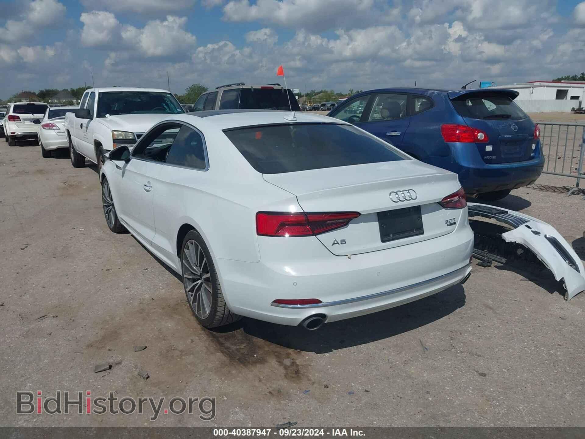 2018 AUDI A5 - VIN: WAUPNAF5XJA001237 - Фото 3