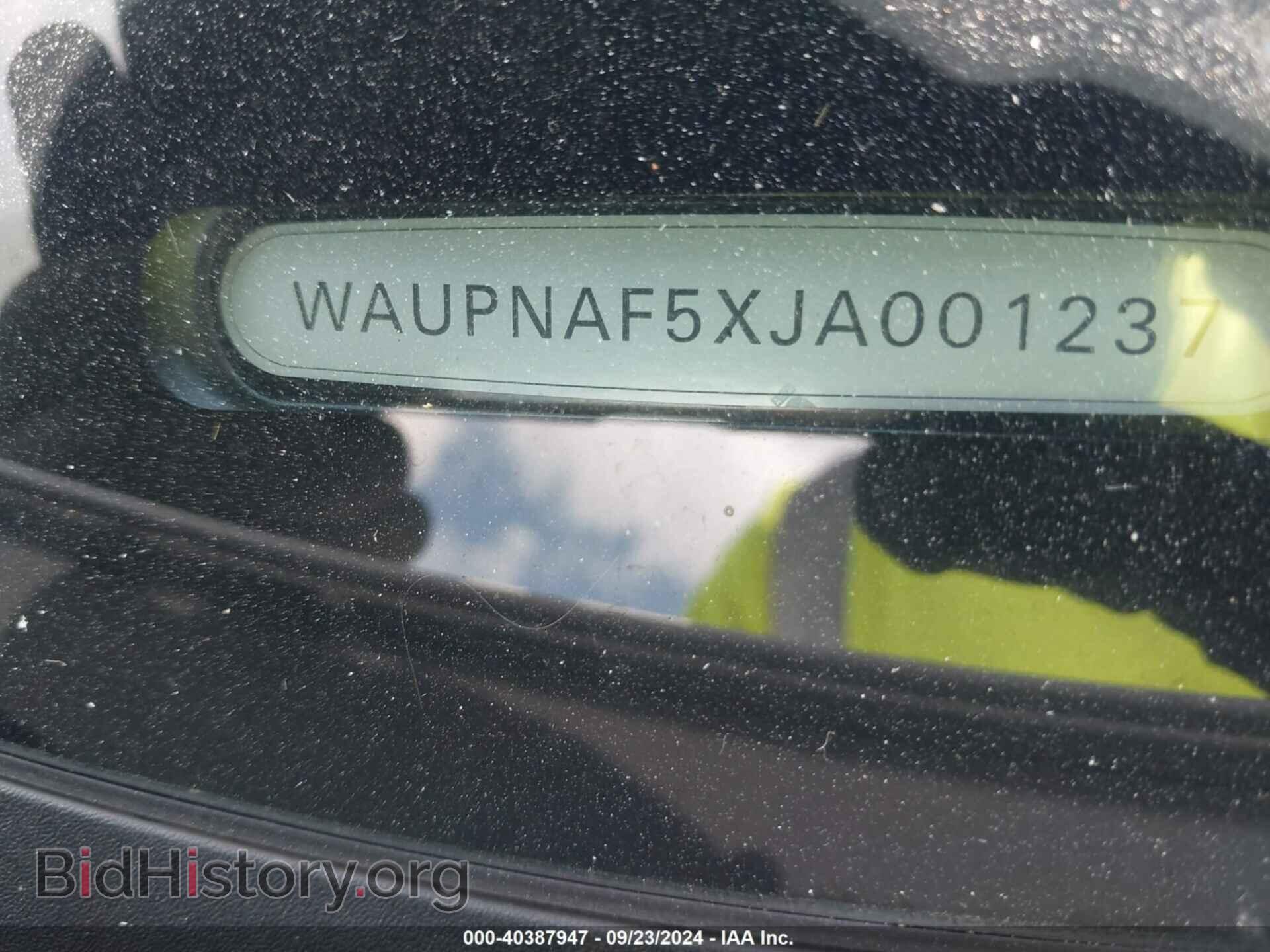 2018 AUDI A5 - VIN: WAUPNAF5XJA001237 - Фото 9