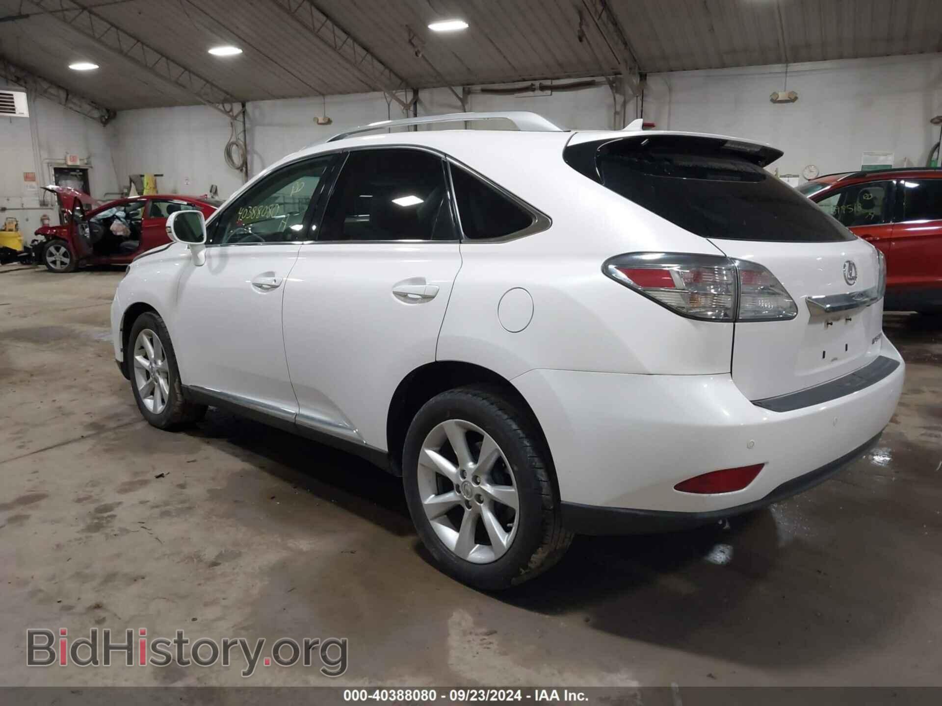 2011 LEXUS RX 350 - VIN: 2T2BK1BA0BC102191 - Фото 3