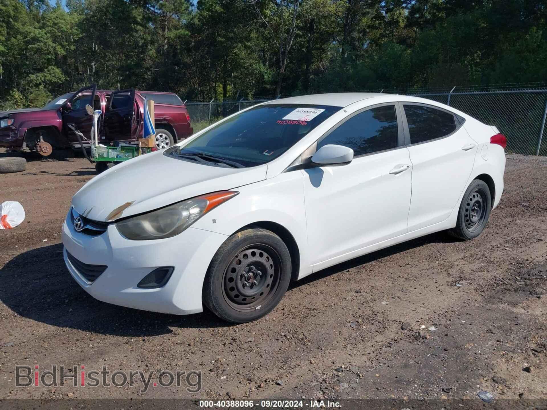 2012 HYUNDAI ELANTRA - VIN: 5NPDH4AE2CH102810 - Фото 2
