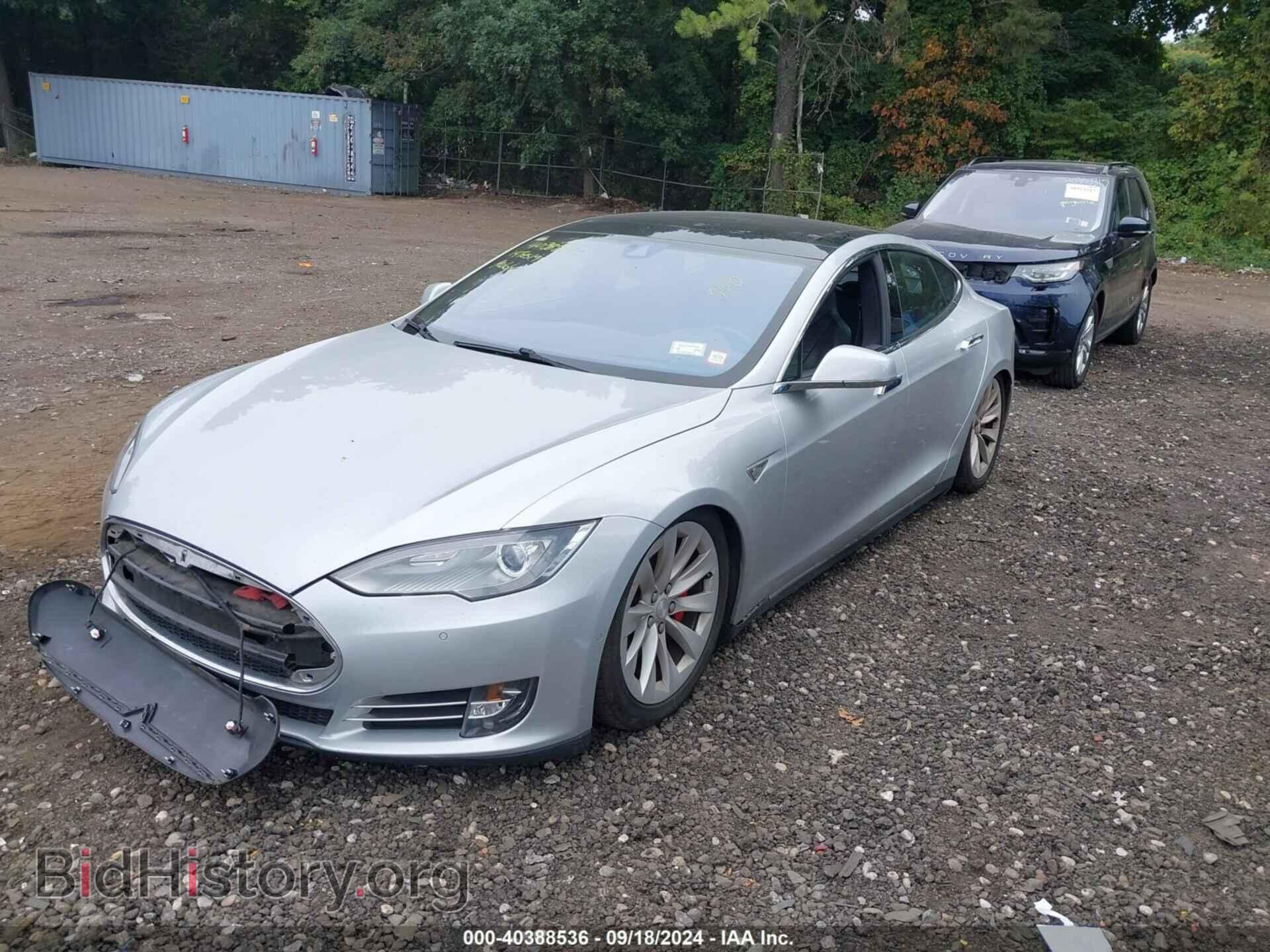 2014 TESLA MODEL S - VIN: 5YJSA1H24EFP64847 - Фото 2