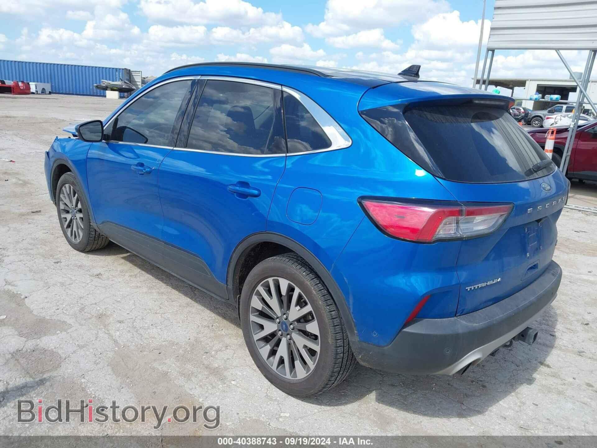 2020 FORD ESCAPE - VIN: 1FMCU9J96LUA76186 - Photo 3