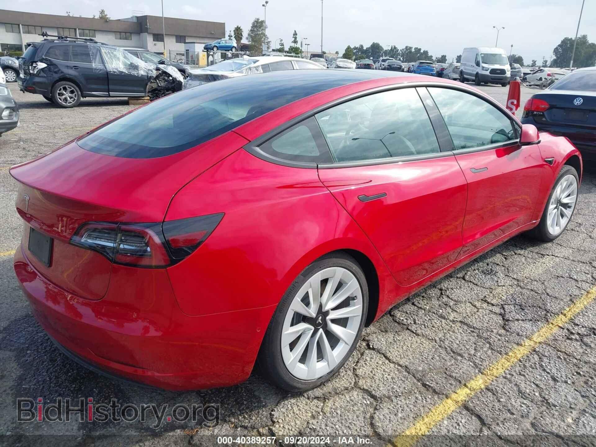 2022 TESLA MODEL 3 - VIN: 5YJ3E1EAXNF254636 - Фото 4