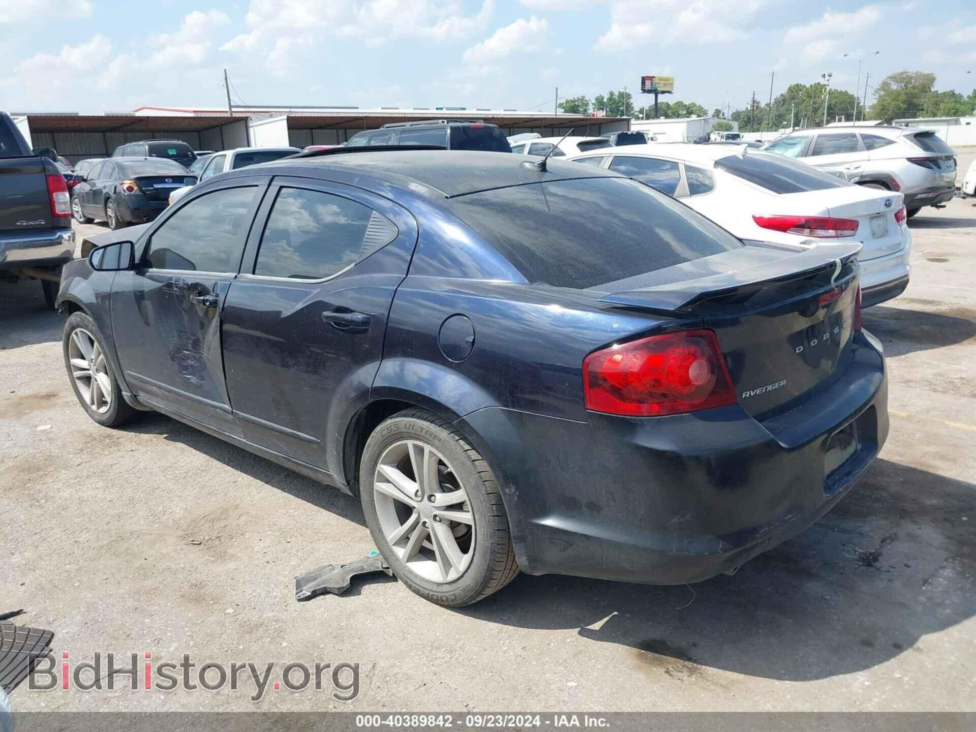 2012 DODGE AVENGER - VIN: 1C3CDZEGXCN310065 - Фото 3