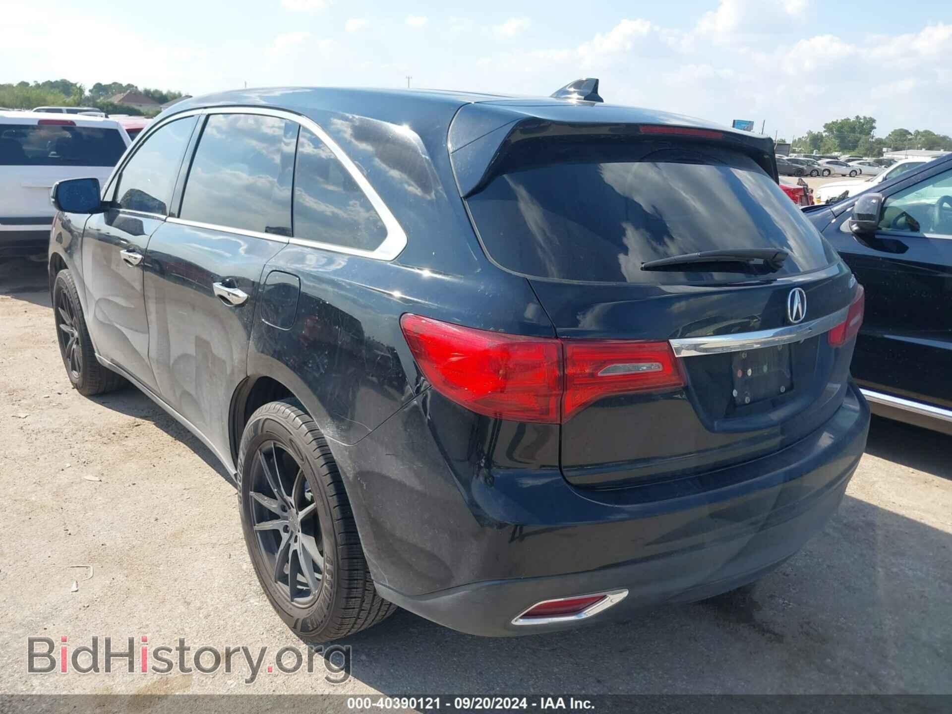 2015 ACURA MDX - VIN: 5FRYD3H41FB003997 - Фото 3