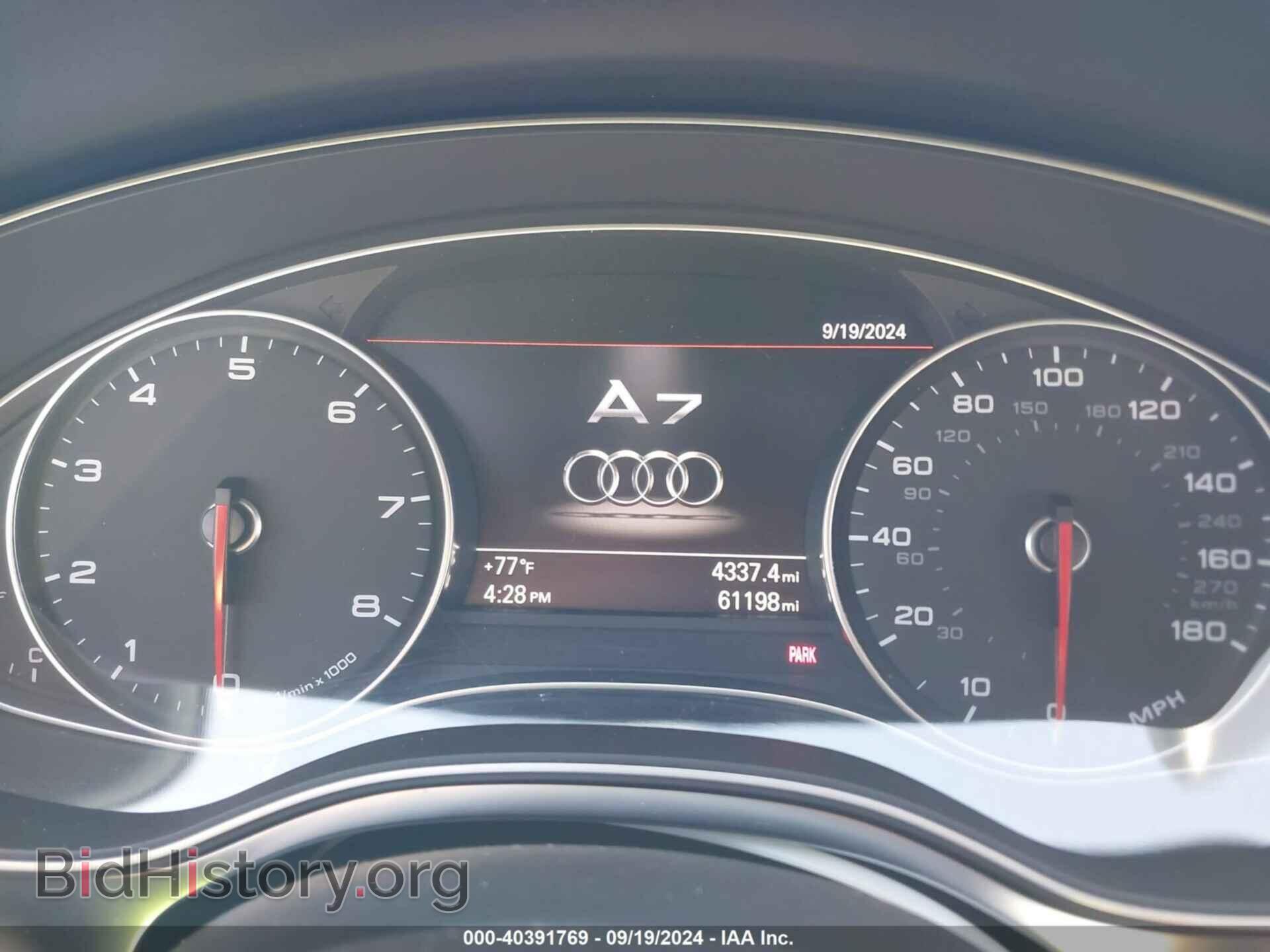 2013 AUDI A7 - VIN: WAU2GAFC8DN030297 - Photo 7