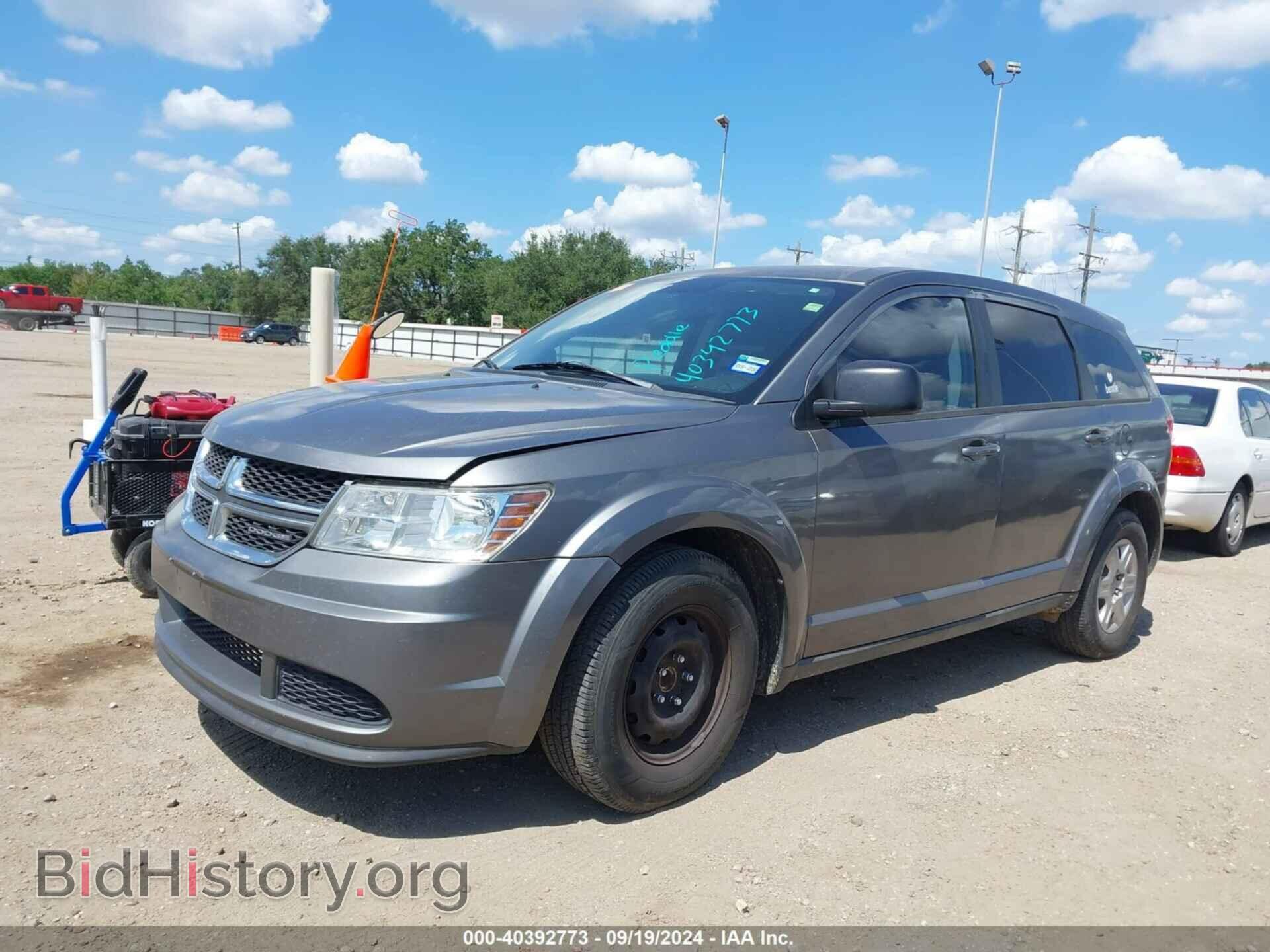 2012 DODGE JOURNEY - VIN: 3C4PDCAB3CT213648 - Фото 2