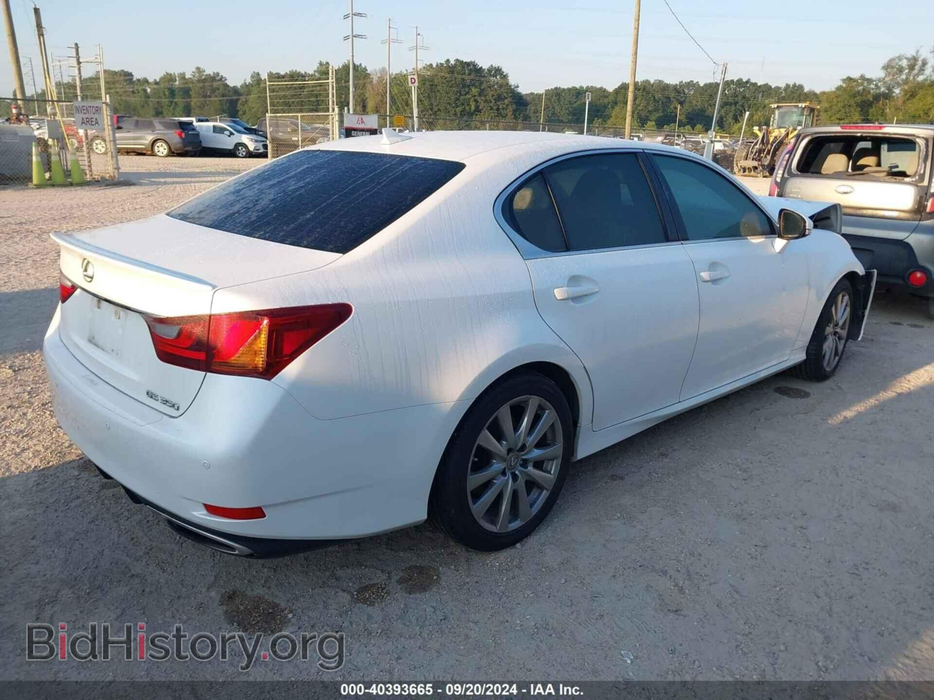 2013 LEXUS GS 350 - VIN: JTHBE1BL4D5017379 - Фото 4
