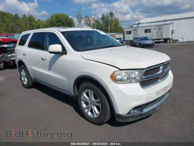 2011 Dodge DURANGO Express, white — VIN 1D4RE2GG6BC712282, IAAI
