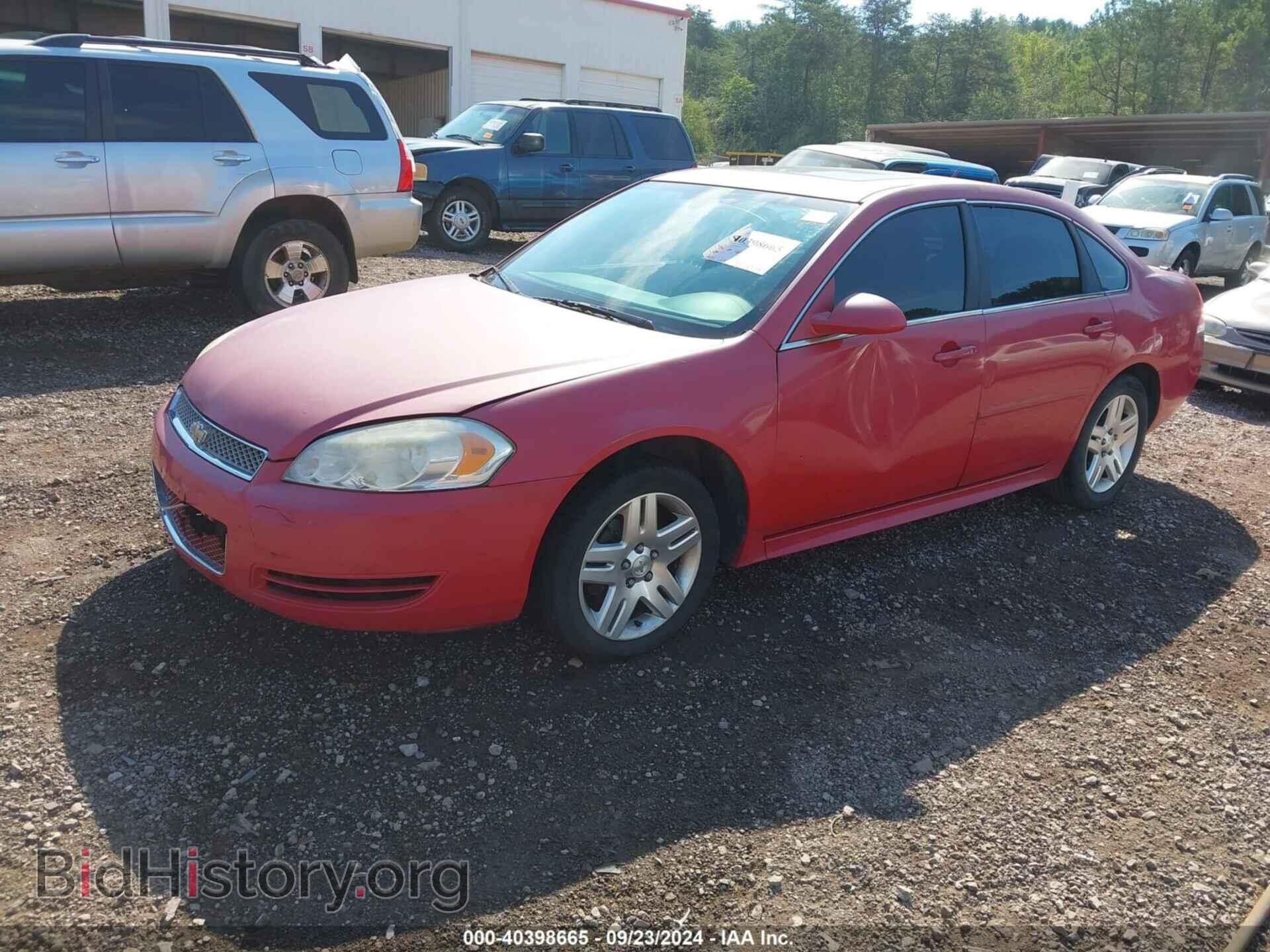 2012 CHEVROLET IMPALA - VIN: 2G1WG5E3XC1186024 - Фото 2