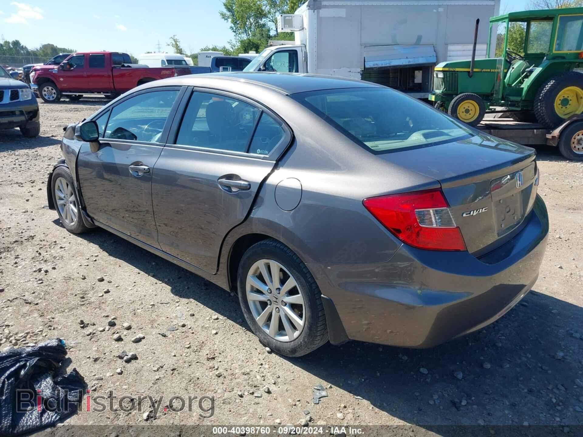 2012 HONDA CIVIC - VIN: 19XFB2F92CE300639 - Фото 3