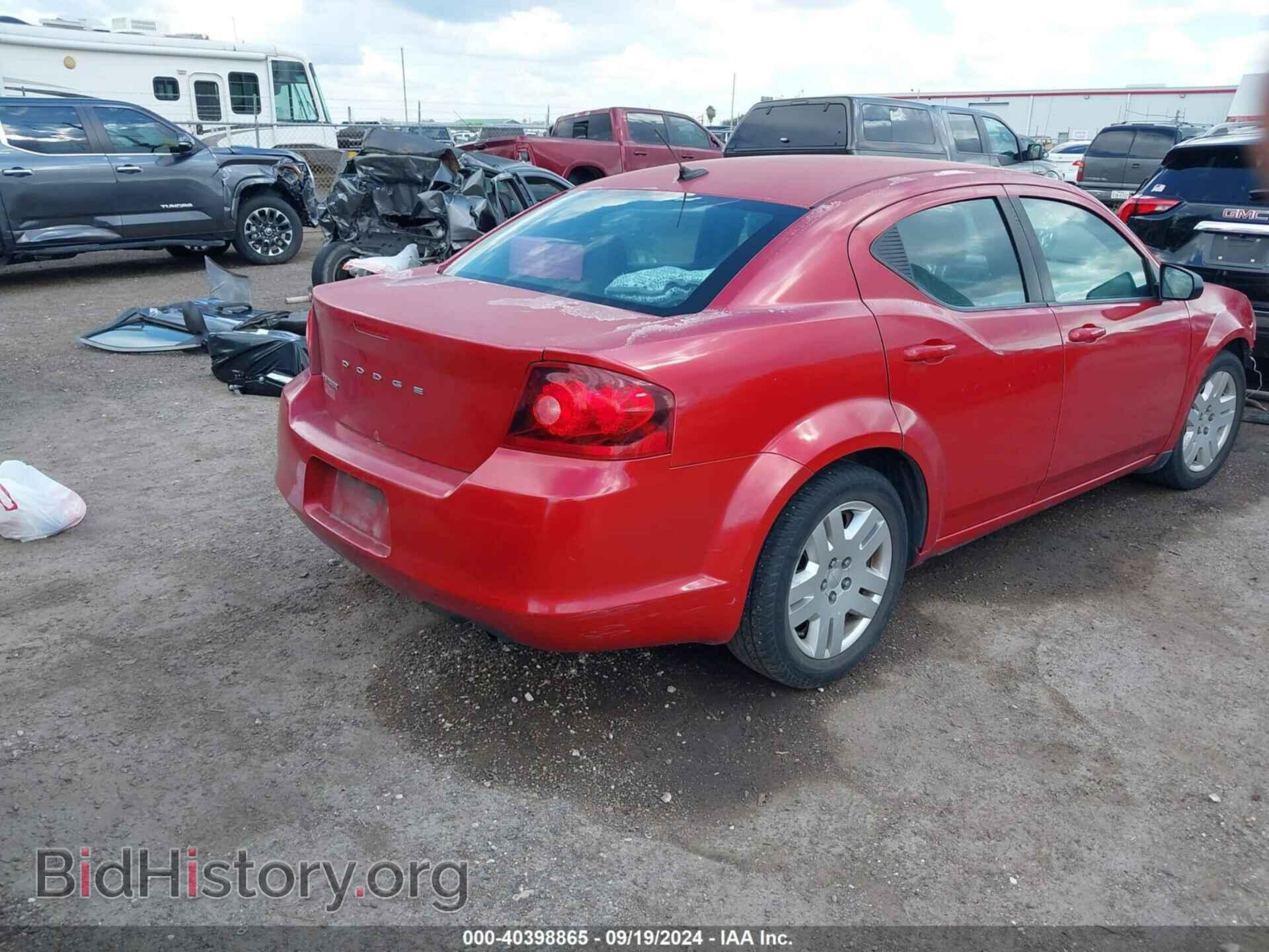 2013 DODGE AVENGER - VIN: 1C3CDZABXDN654054 - Фото 4