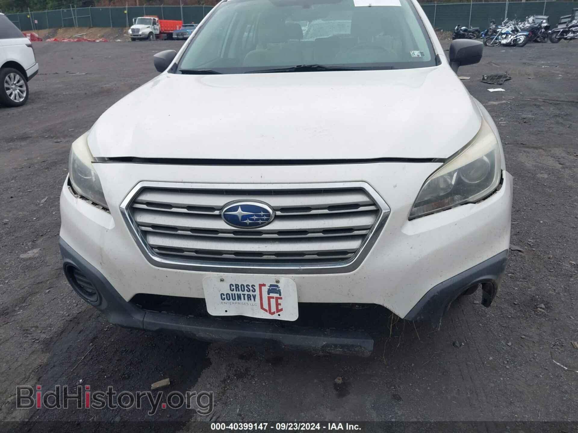 2015 SUBARU OUTBACK - VIN: 4S4BSBAC5F3307769 - Фото 6