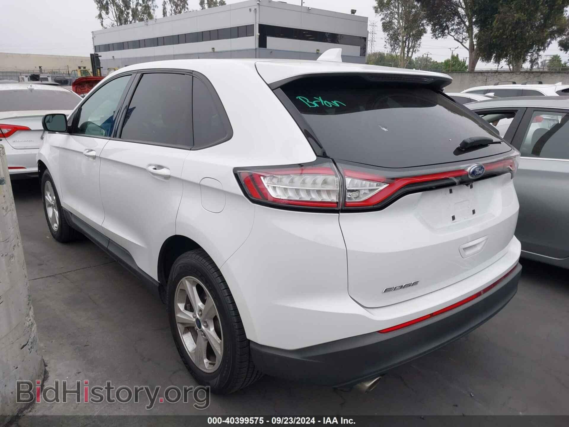 2015 FORD EDGE - VIN: 2FMTK3G85FBC20886 - Photo 3
