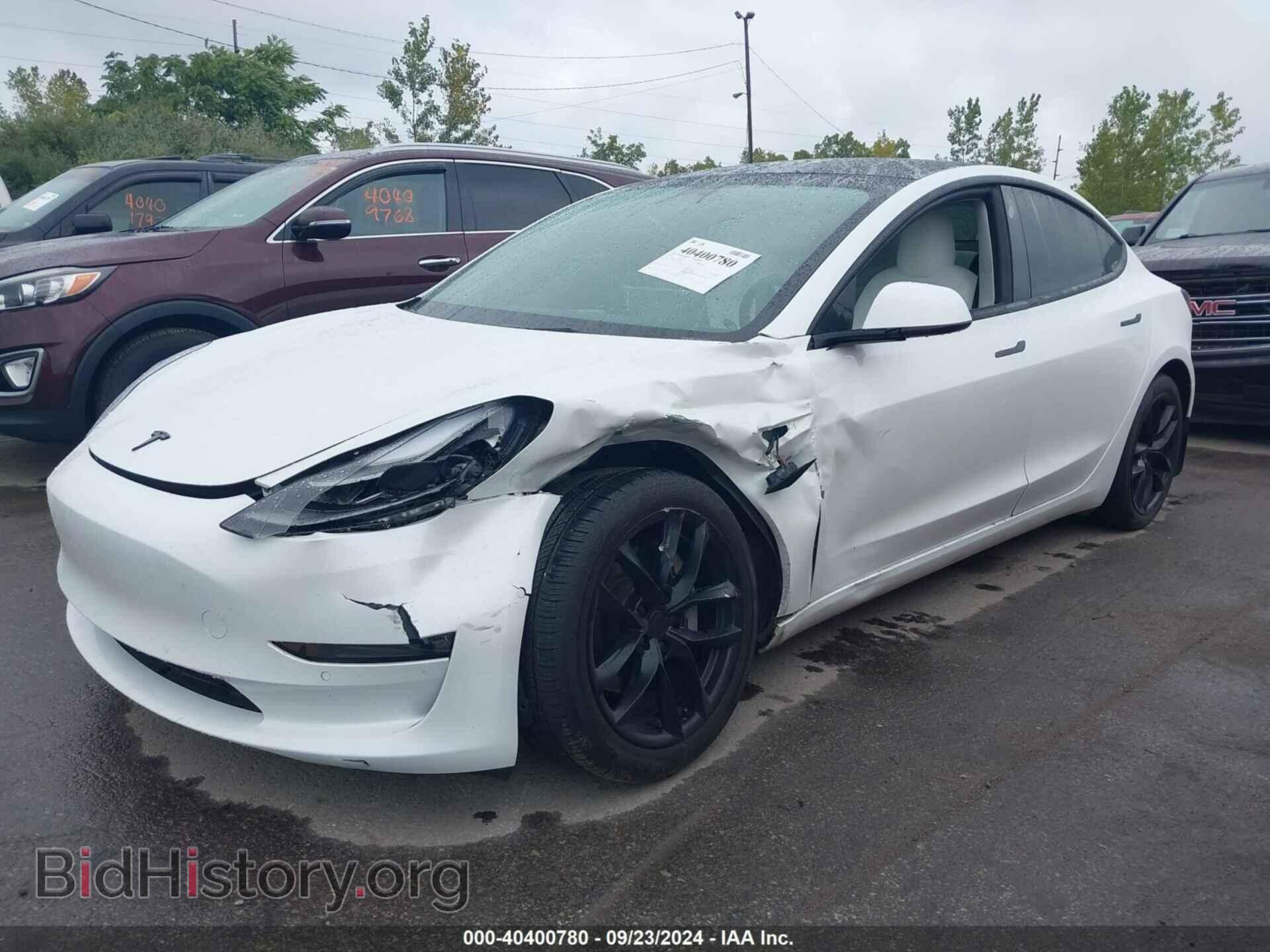 2022 TESLA MODEL 3 - VIN: 5YJ3E1EB0NF320328 - Фото 2