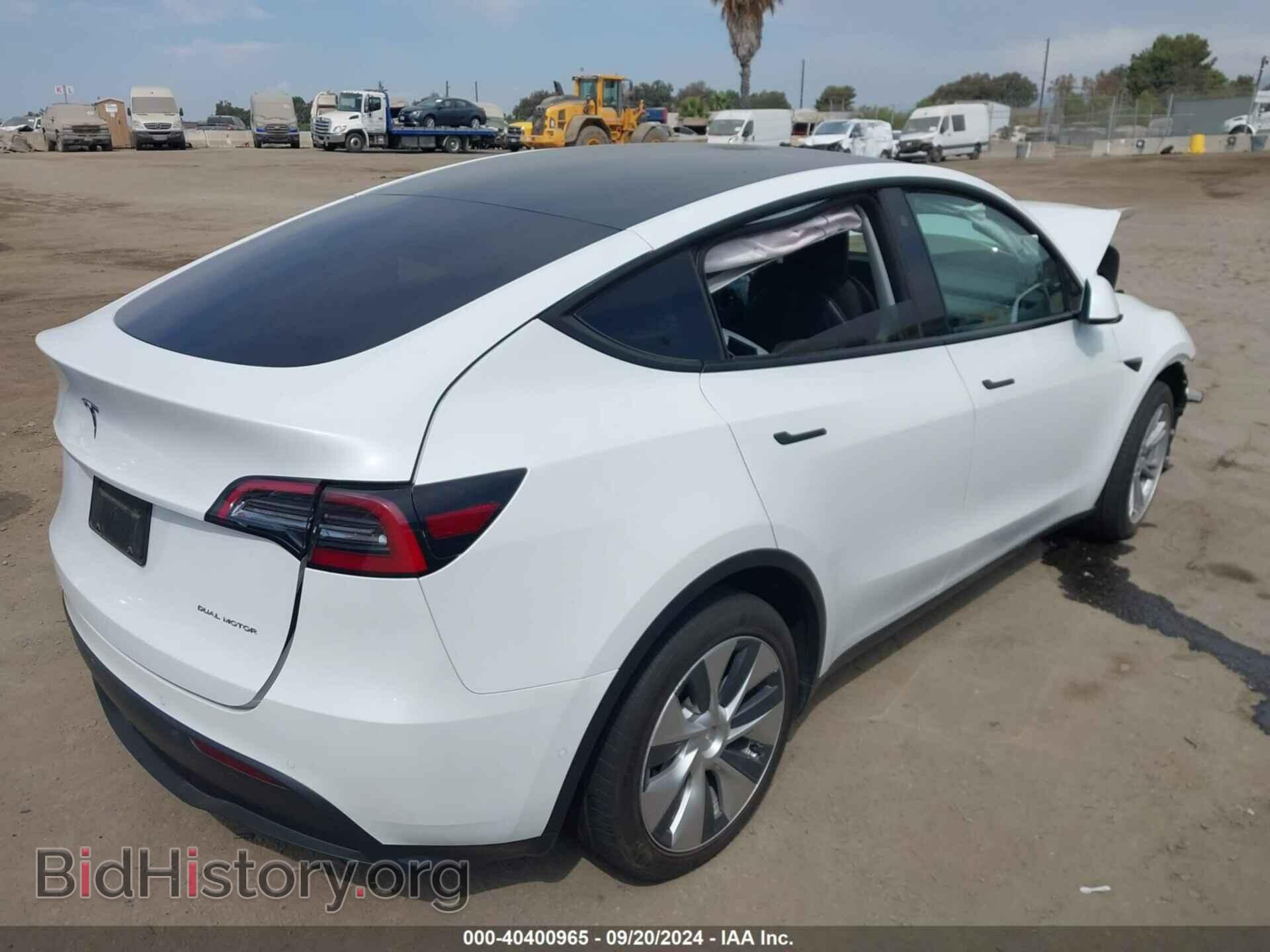 2021 TESLA MODEL Y - VIN: 5YJYGDEE5MF305950 - Фото 4