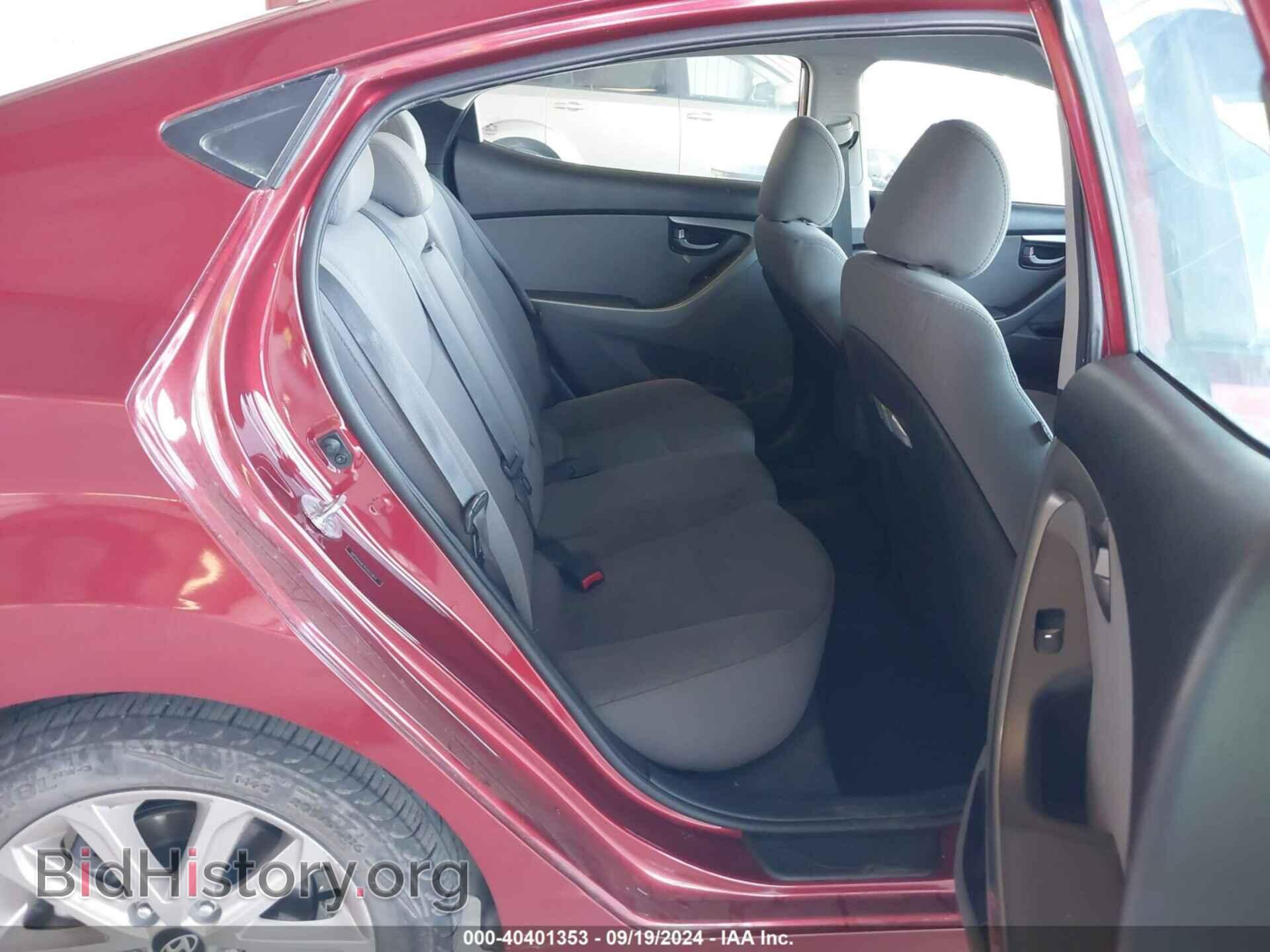 2014 HYUNDAI ELANTRA - VIN: 5NPDH4AE1EH537871 - Фото 8