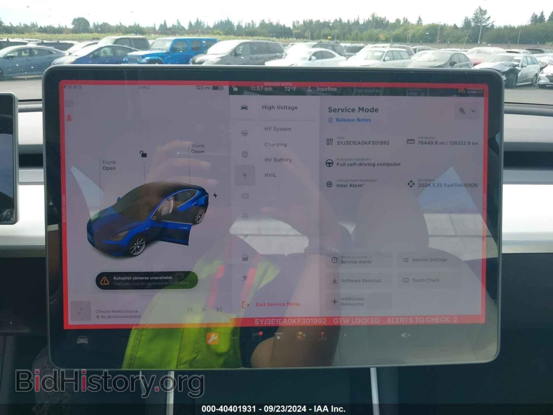 2019 TESLA MODEL 3 - VIN: 5YJ3E1EA0KF301992 - Фото 17