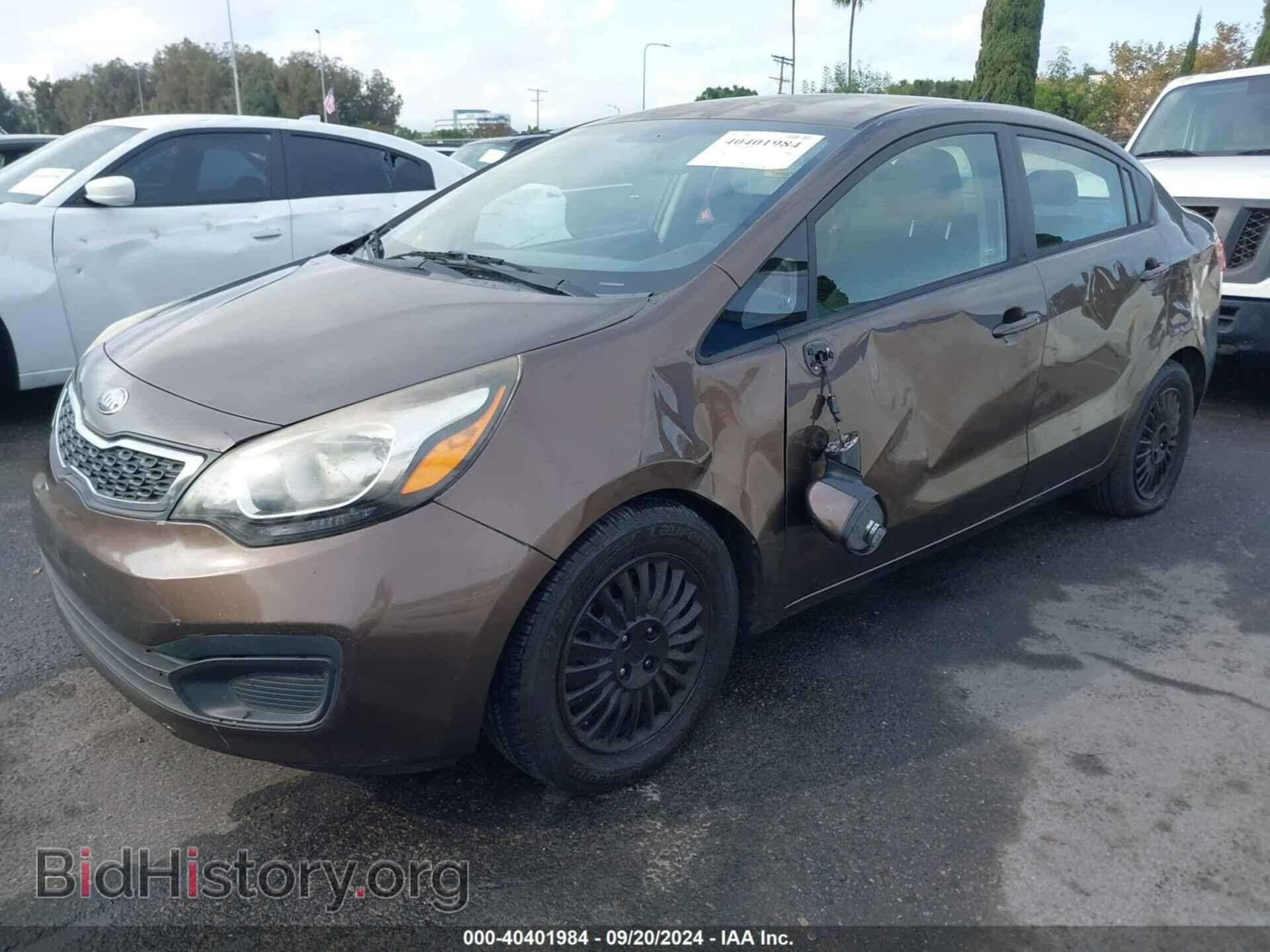 2013 KIA RIO - VIN: KNADN4A30D6188652 - Фото 2