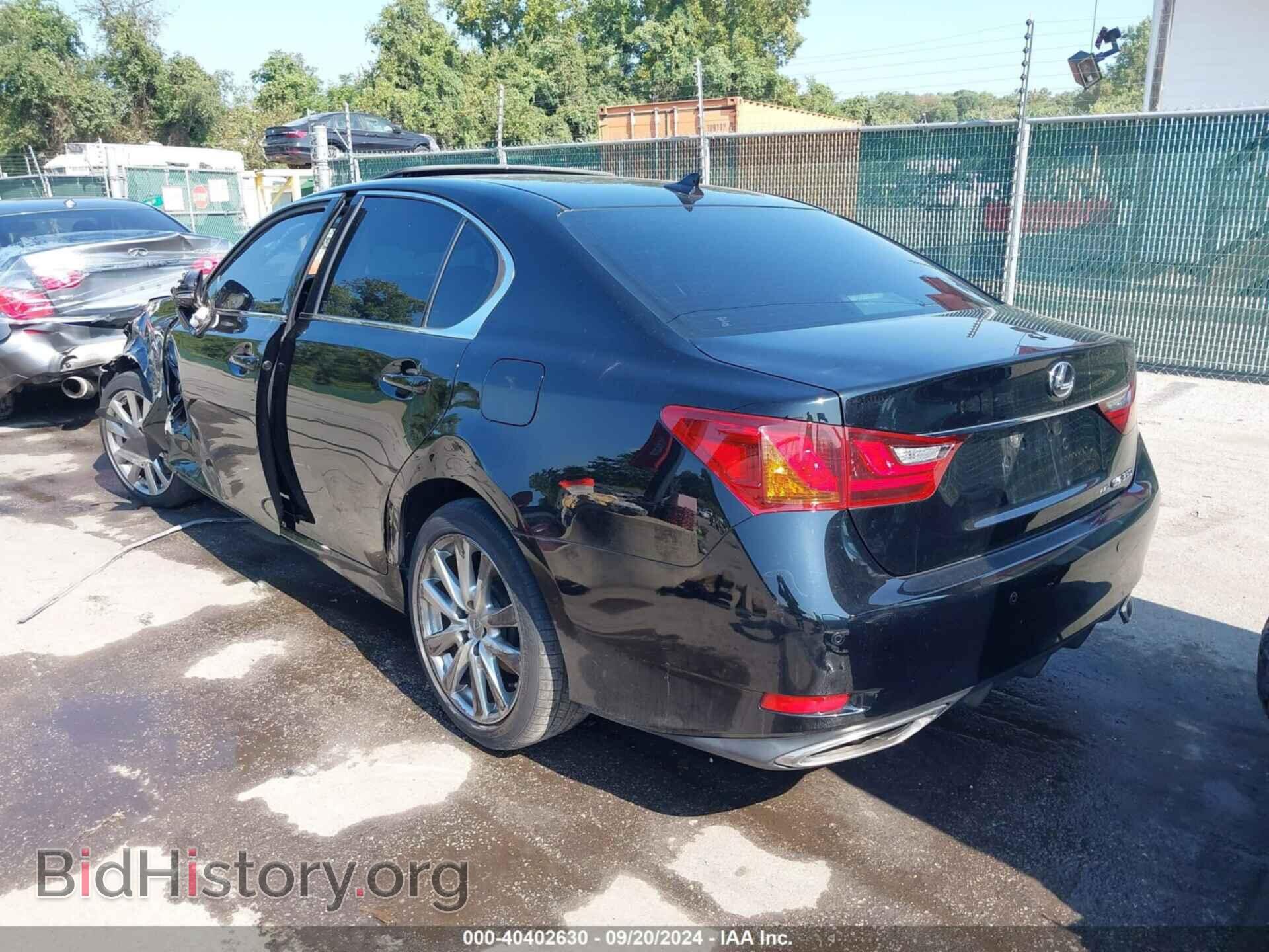 2013 LEXUS GS 350 - VIN: JTHCE1BL5D5009280 - Фото 3