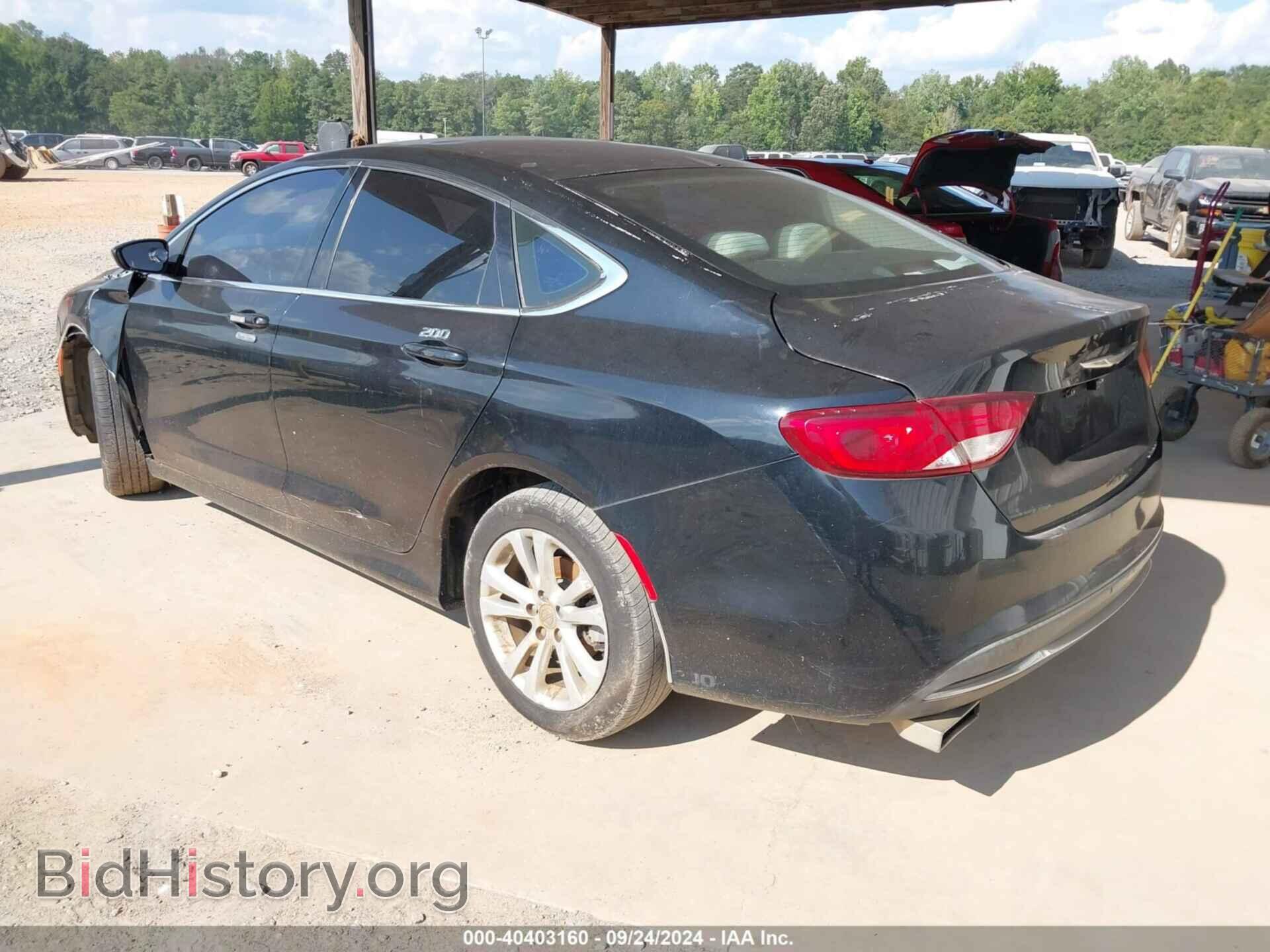 2015 CHRYSLER 200 - VIN: 1C3CCCAB5FN685666 - Фото 3