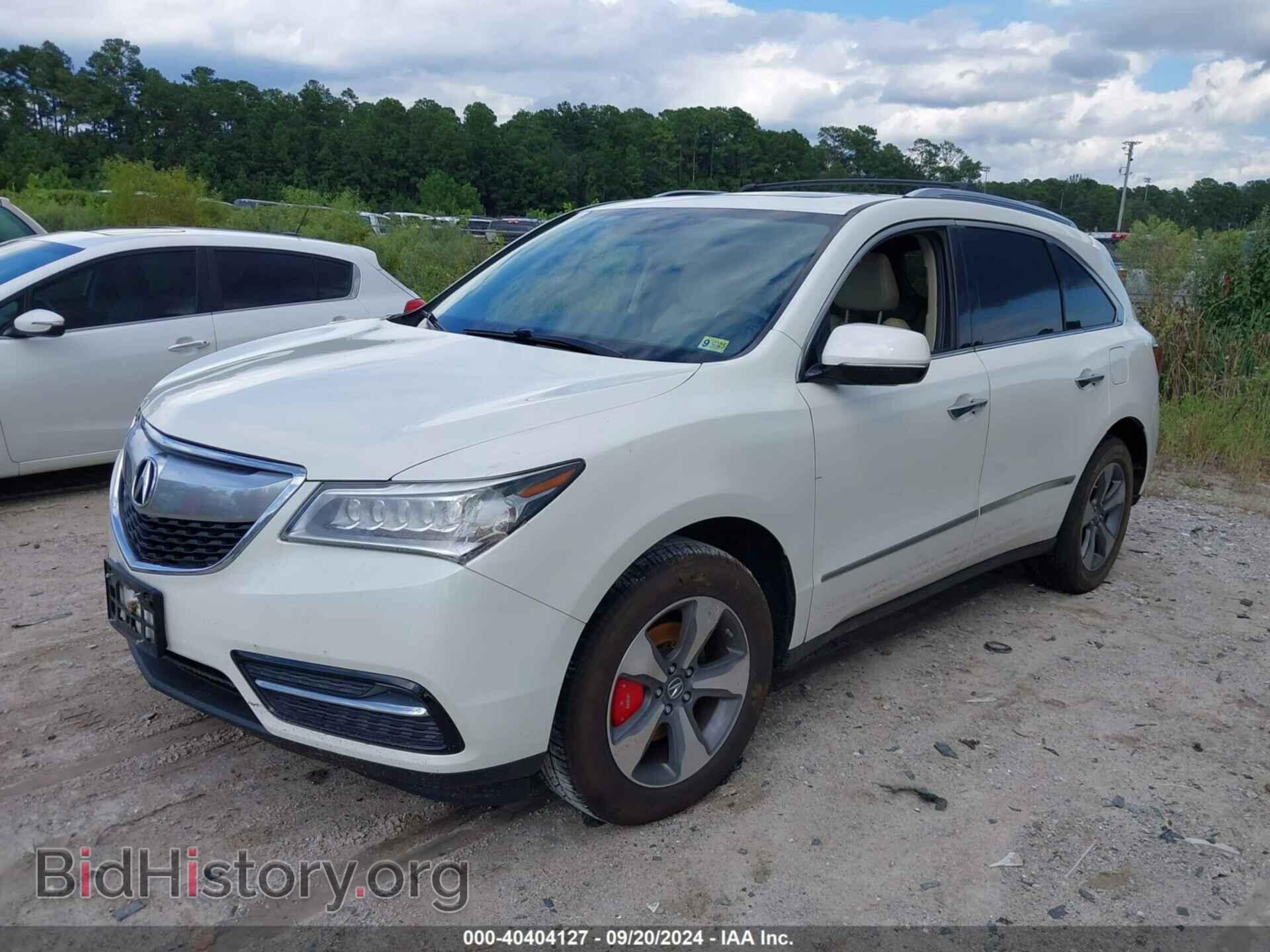 2016 ACURA MDX - VIN: 5FRYD4H23GB047716 - Фото 2