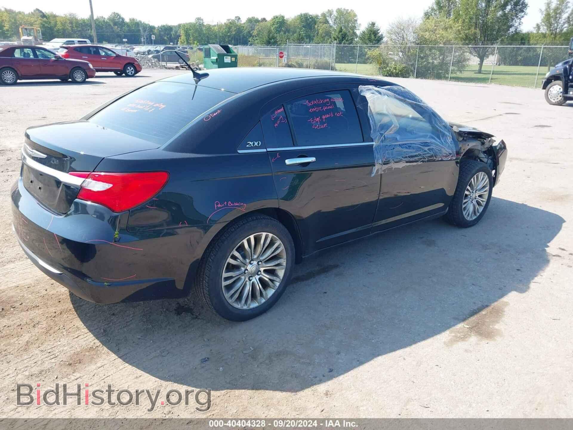 2012 CHRYSLER 200 - VIN: 1C3CCBCB9CN301827 - Фото 4