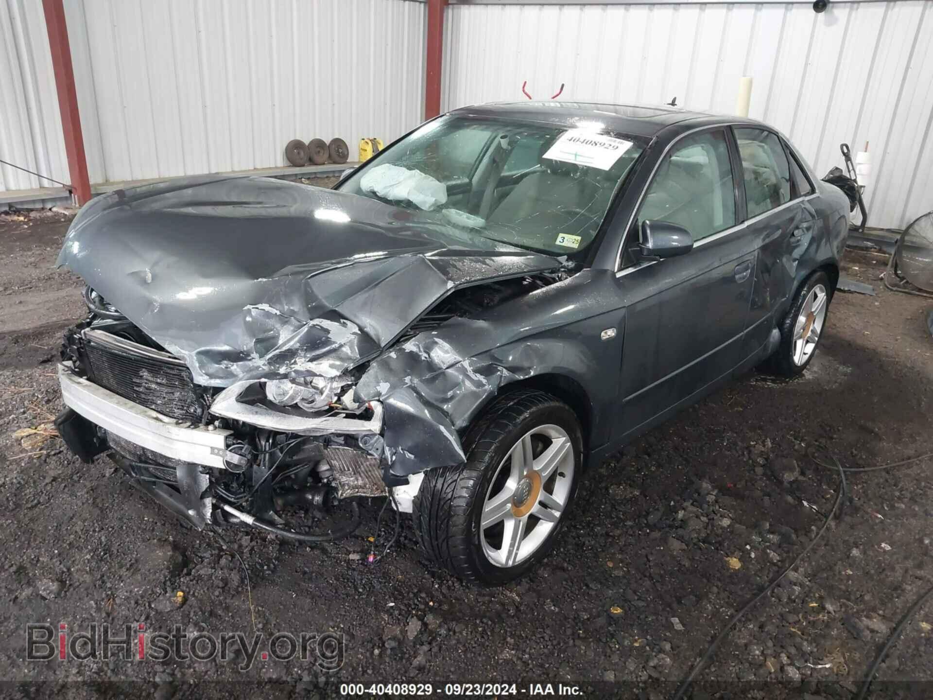 2007 AUDI A4 - VIN: WAUDF78E47A106817 - Фото 2