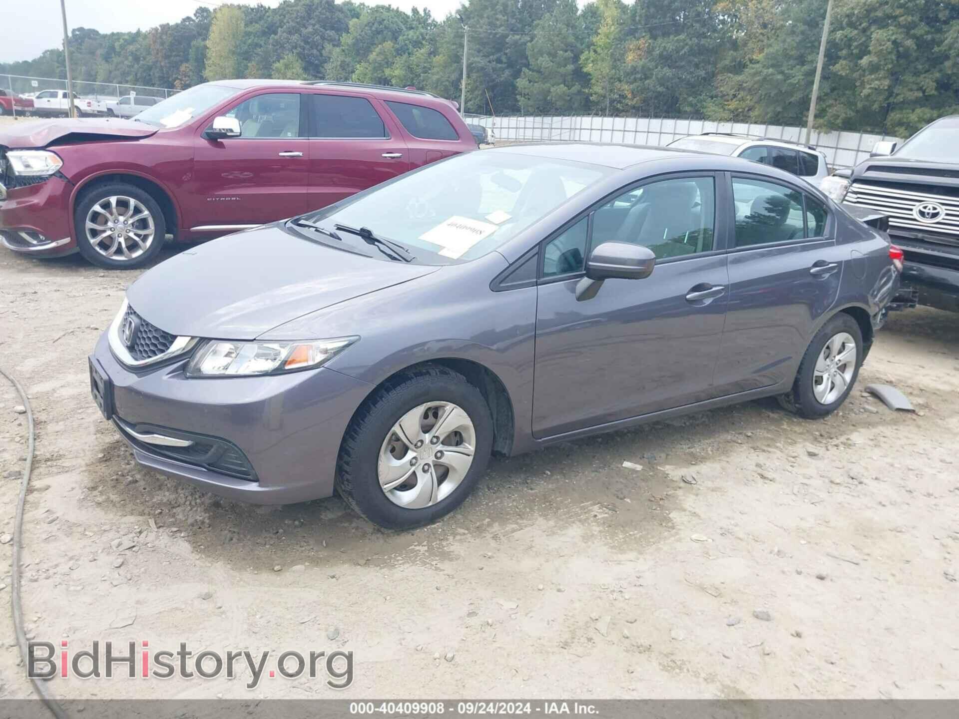2014 HONDA CIVIC - VIN: 2HGFB2F55EH552567 - Фото 2