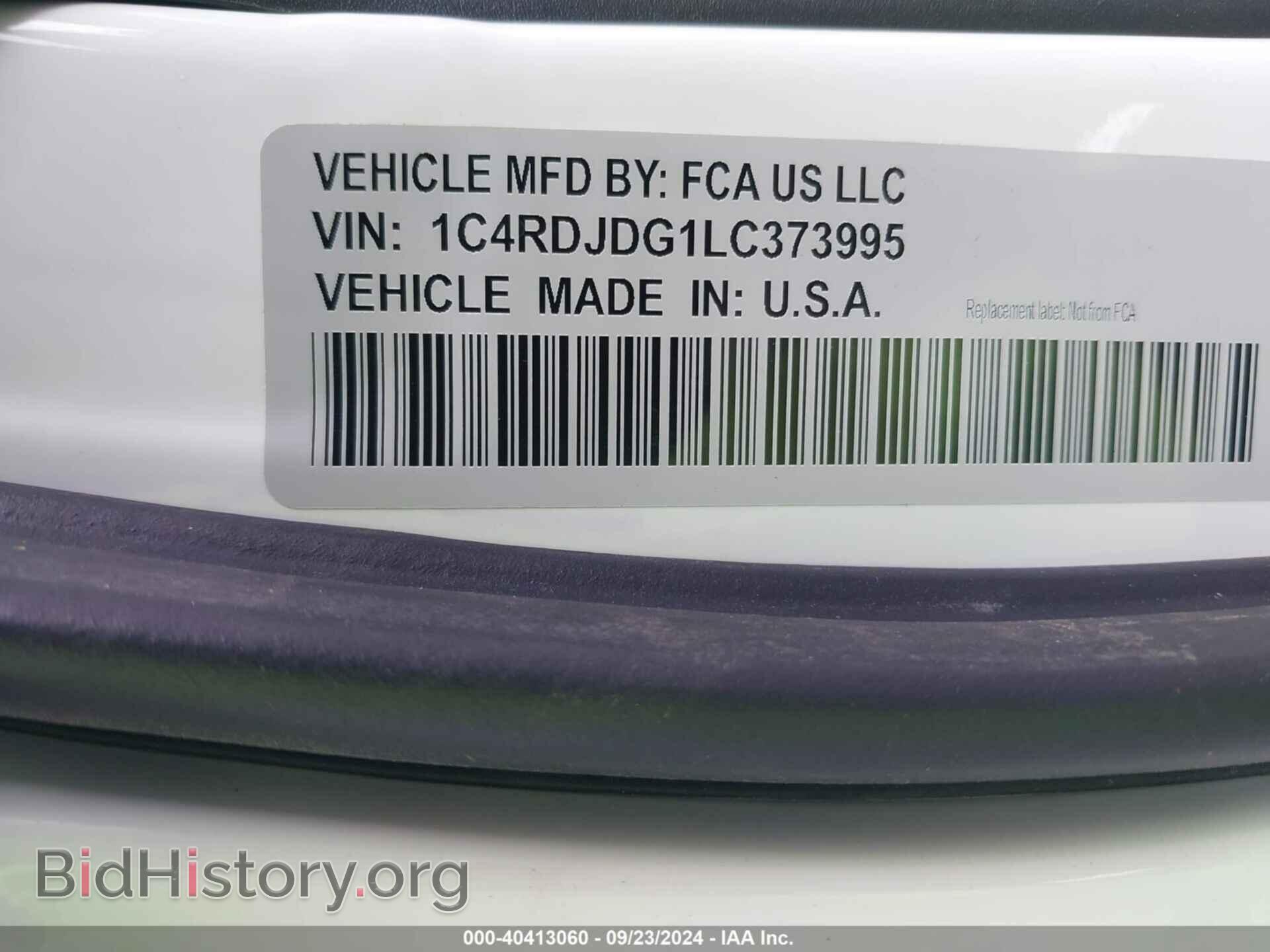 2020 DODGE DURANGO - VIN: 1C4RDJDG1LC373995 - Фото 9