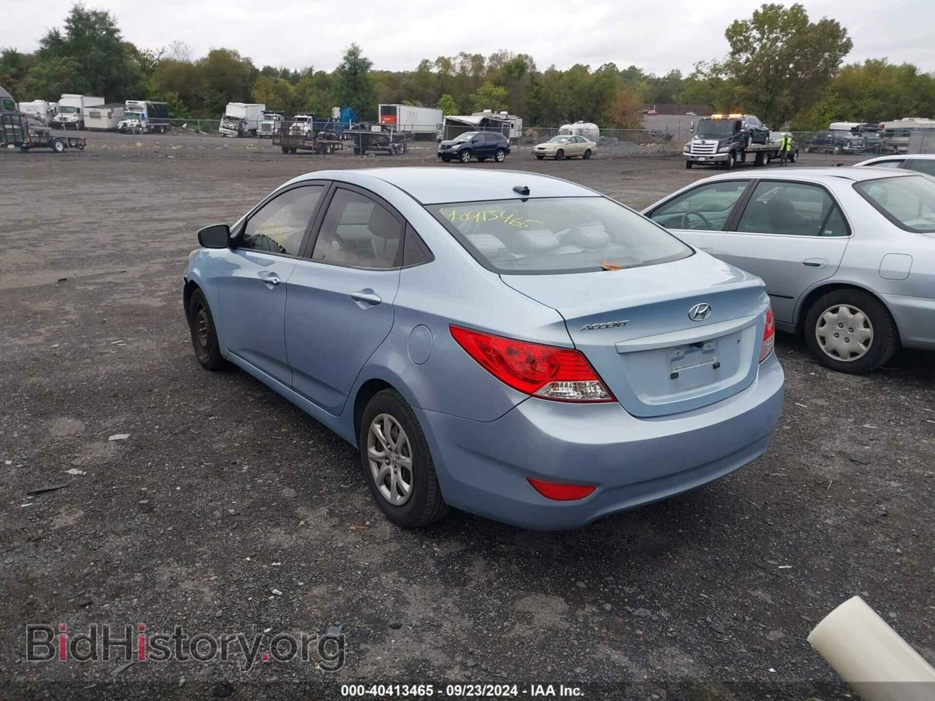 2012 HYUNDAI ACCENT - VIN: KMHCT4AE3CU124925 - Фото 3