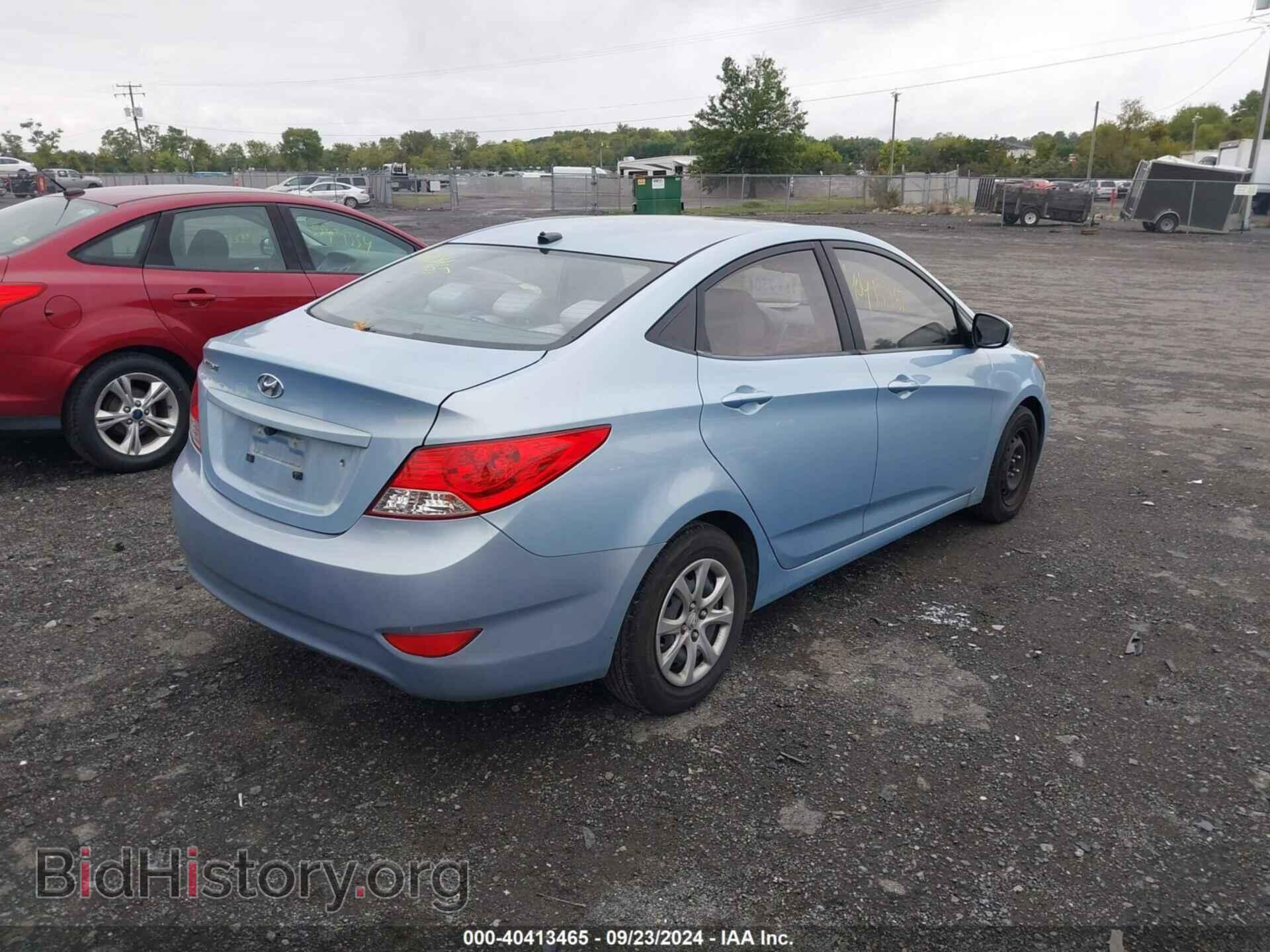 2012 HYUNDAI ACCENT - VIN: KMHCT4AE3CU124925 - Фото 4